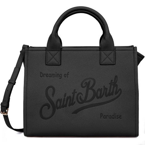 MC2 SAINT BARTH Borsa Vanity Bag Large-Grain Leather Nero