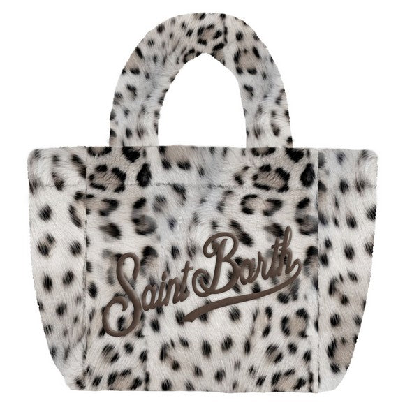 MC2 SAINT BARTH Borsa VANITY MINI SOFT FUR-Leopard