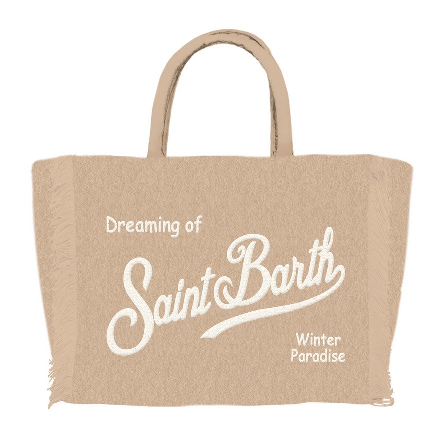 MC2 SAINT BARTH Borsa Vanity Mini Felt-Beige