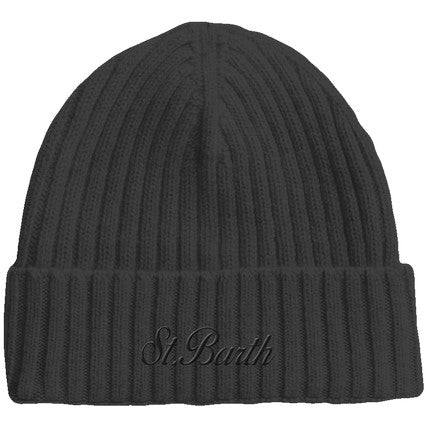 MC2 SAINT BARTH Berretto Uomo Wegen Wool-Nero
