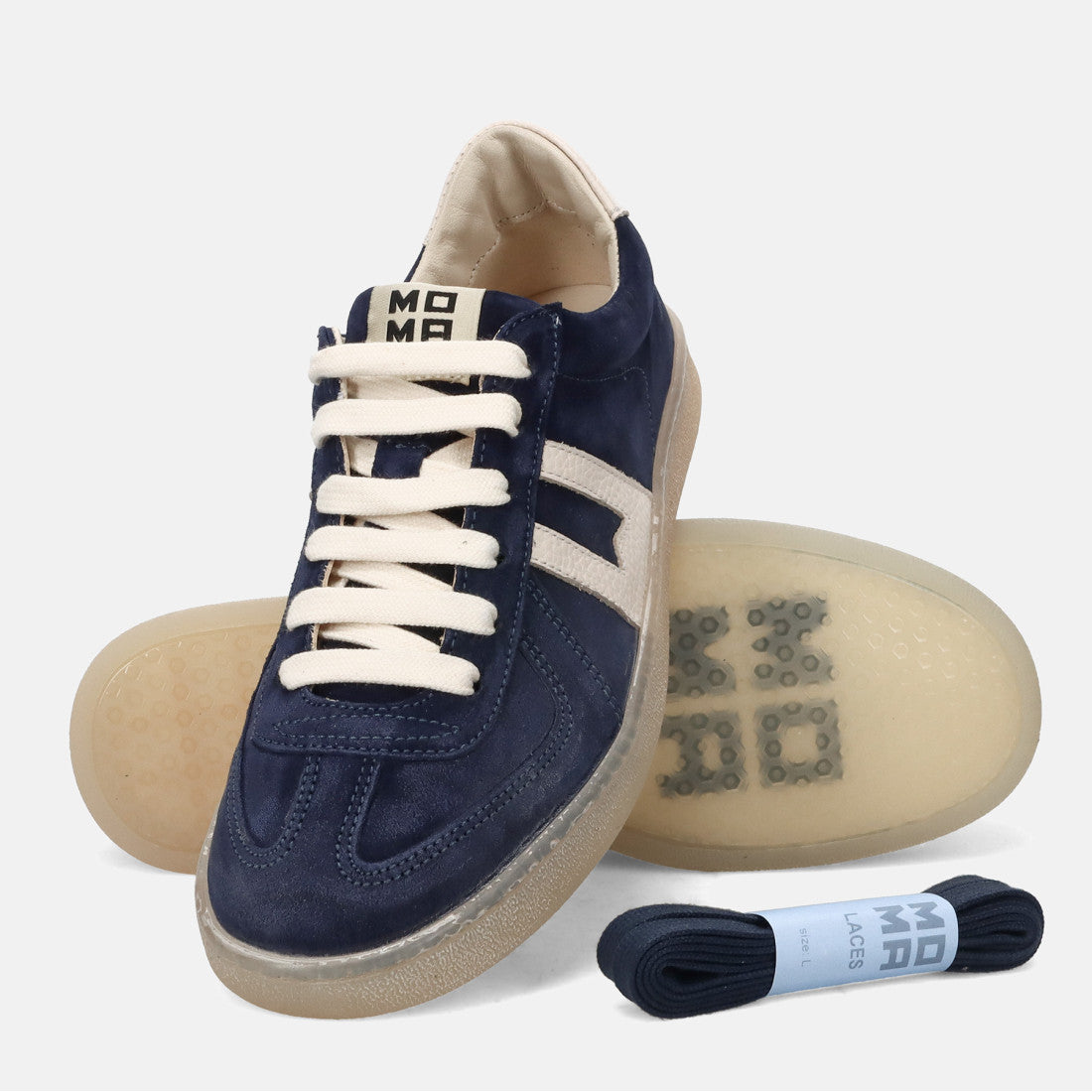 MOMA Sneaker Uomo Vulcano-Blu Bianco