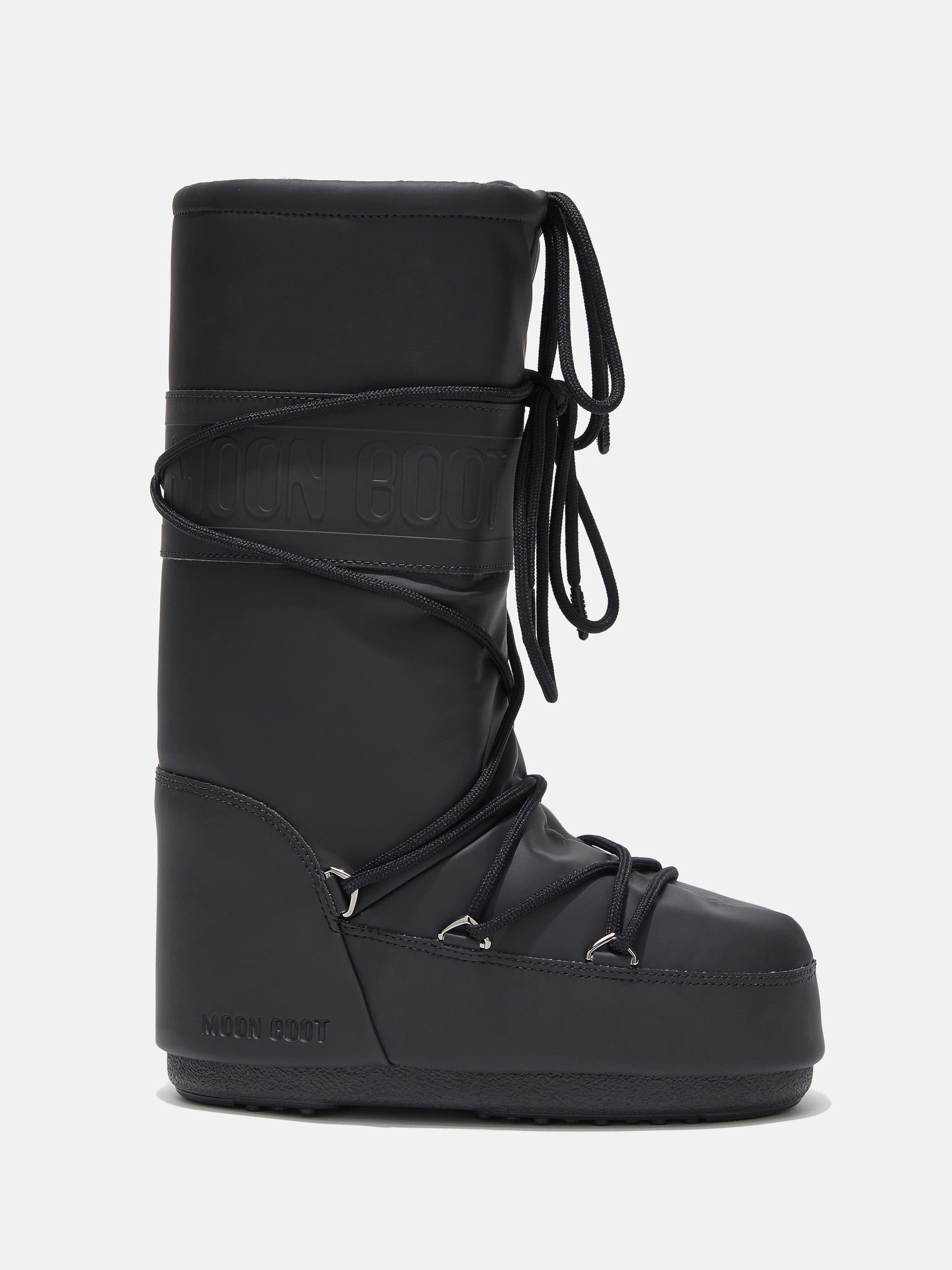MOON BOOT Stivale Donna ICON RUBBER-Black