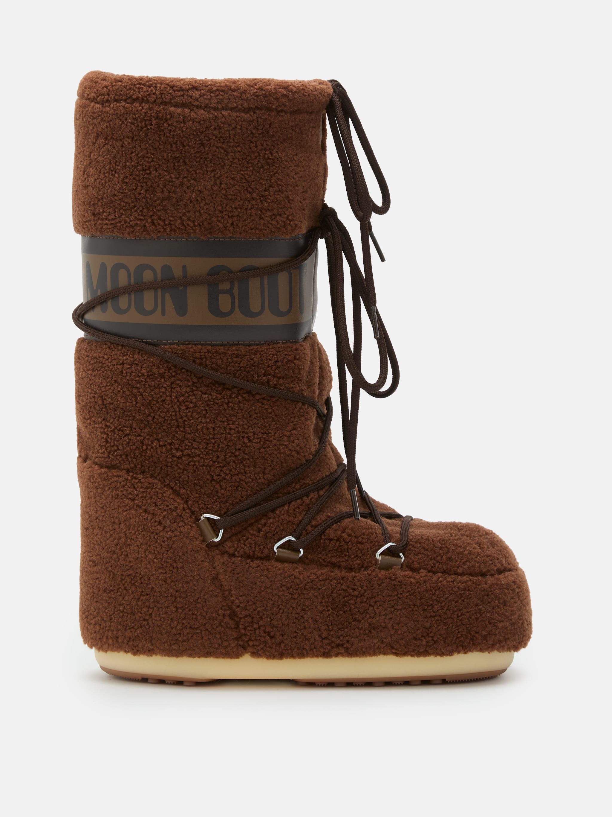 MOON BOOT Stivale Donna ICON FLEECE-Brown