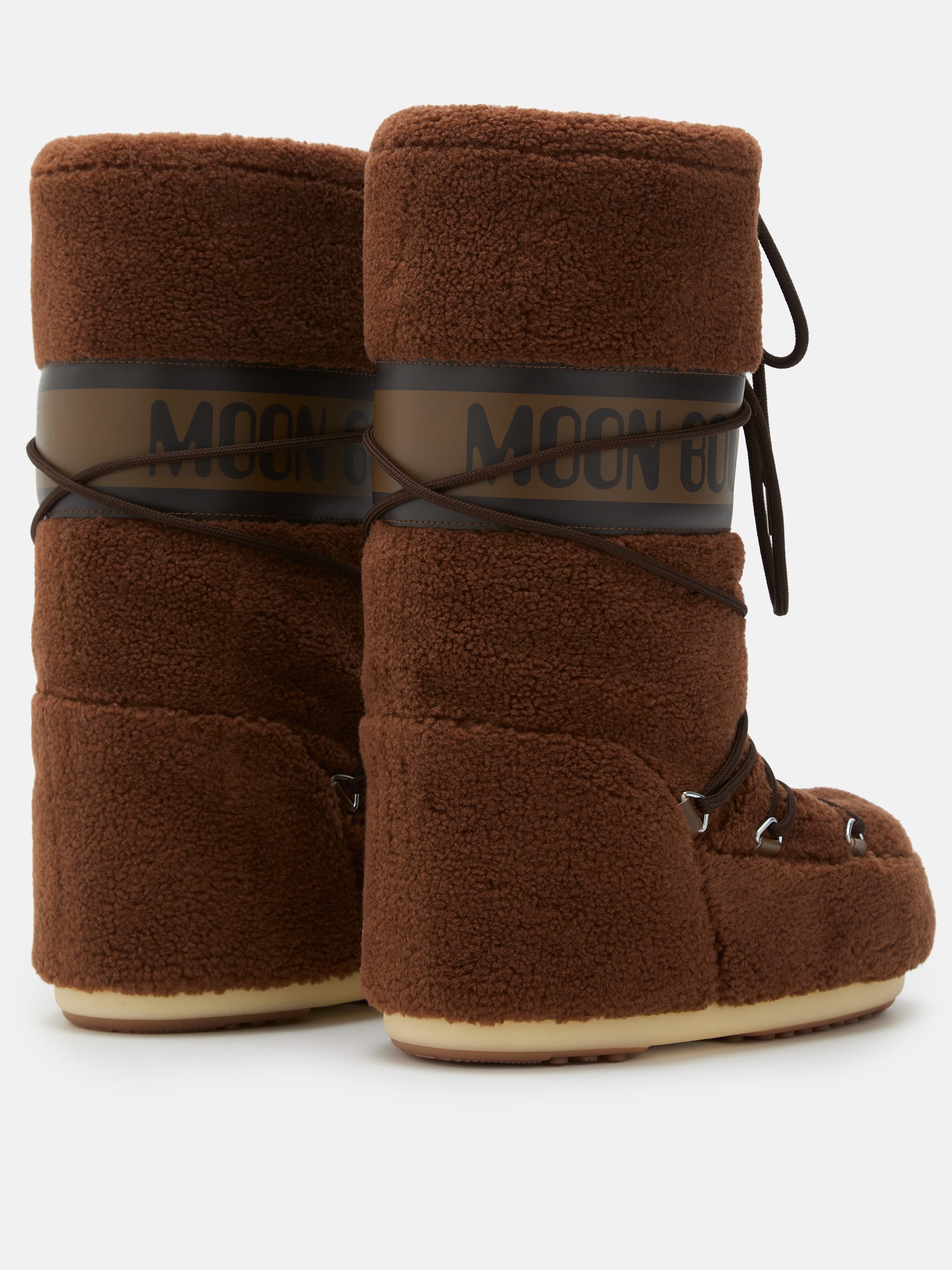 MOON BOOT Stivale Donna ICON FLEECE-Brown