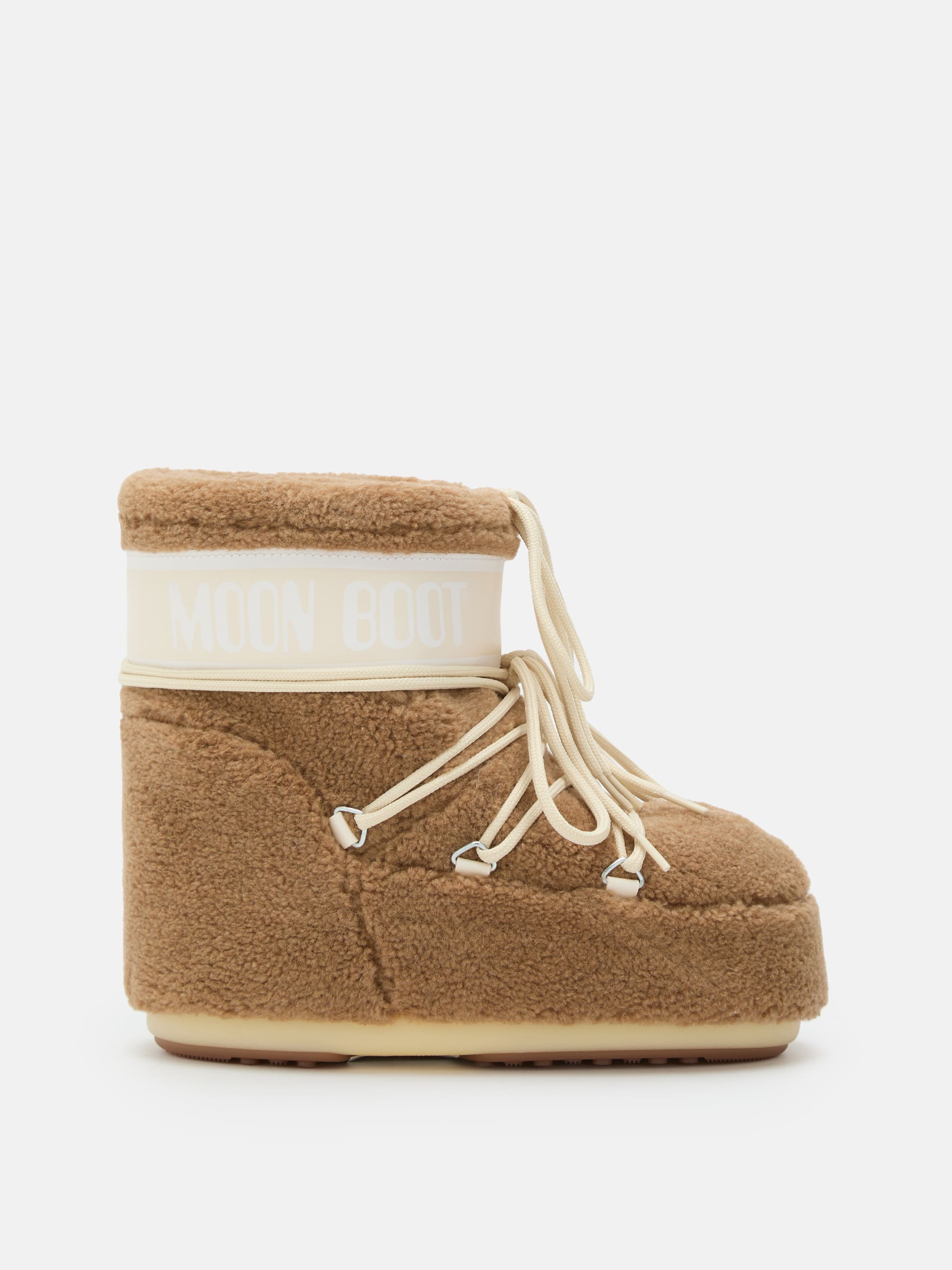 MOON BOOT Stivale Donna ICON LOW FLEECE-Camel