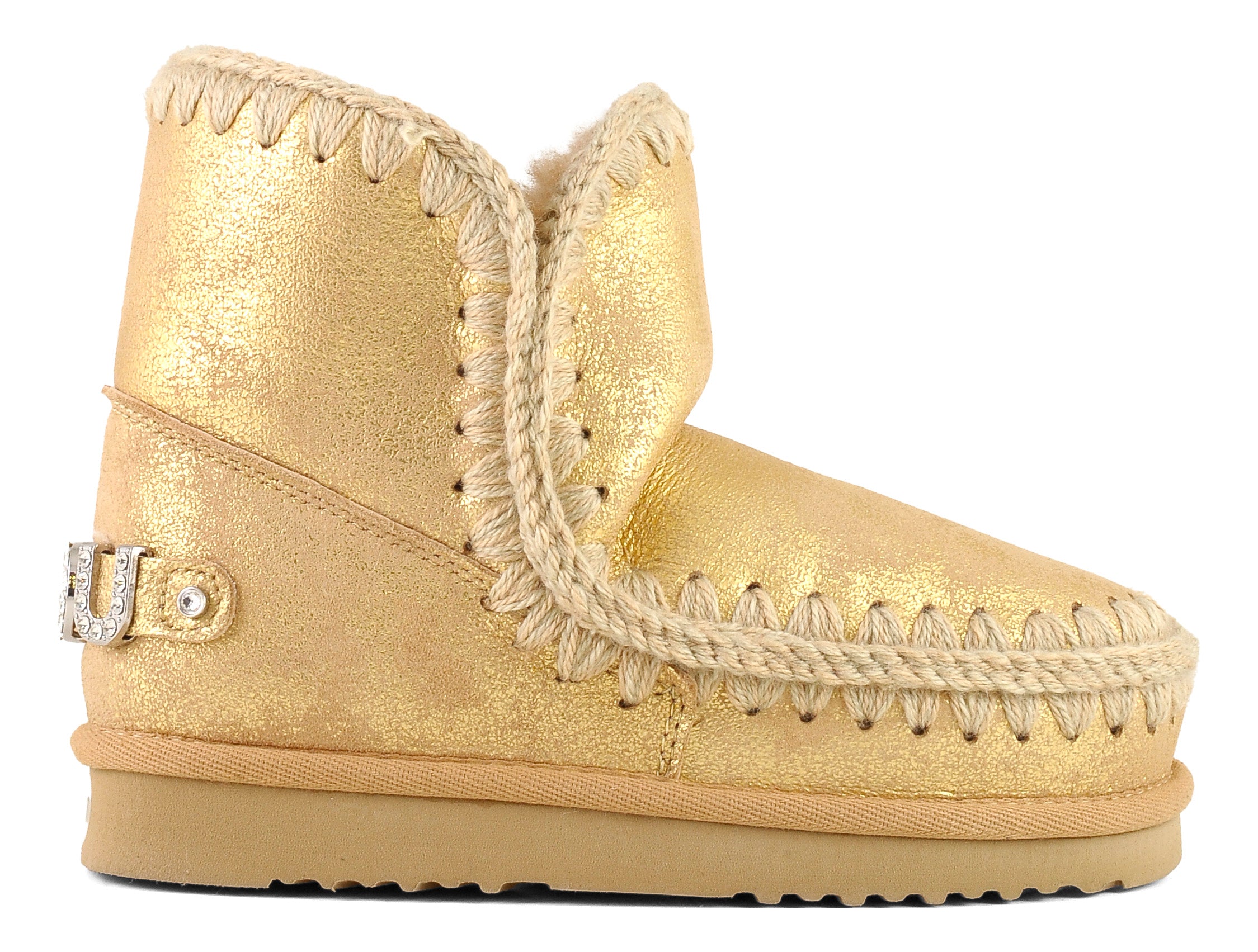 MOU Stivaletto Donna Eskimo 18 Rhinestones Logo-Dust Savana