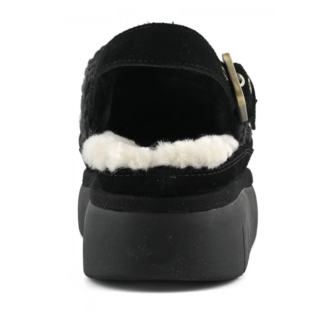 MOU Sabot Donna Bounce Clog Back Strap-Black