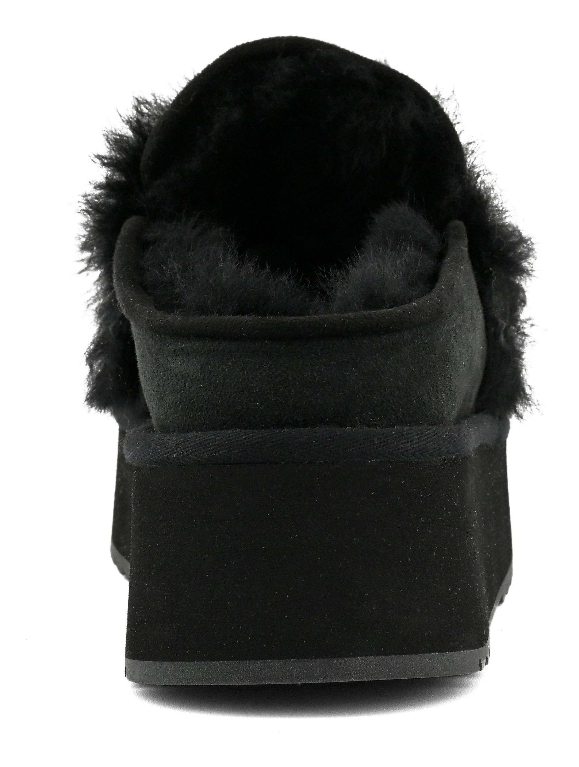 MOU Ciabatta Donna Platform Clog Strap Logo-Black