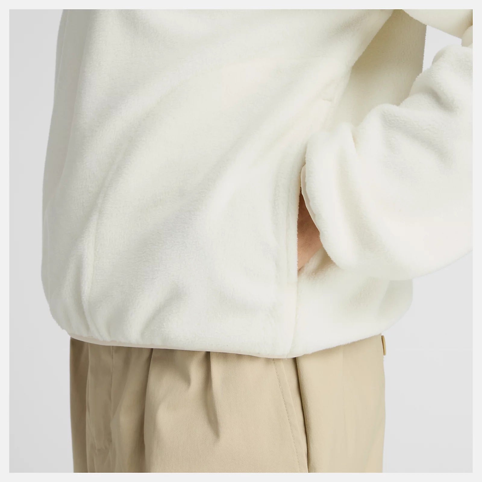 NEW BALANCE Felpa Donna Sport Polar Half Zip-Permafrost