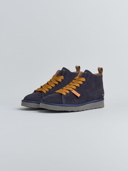 PANCHIC Scarponcino Uomo P001-Blu Space Brown Sugar