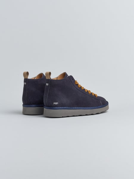 PANCHIC Scarponcino Uomo P001-Blu Space Brown Sugar