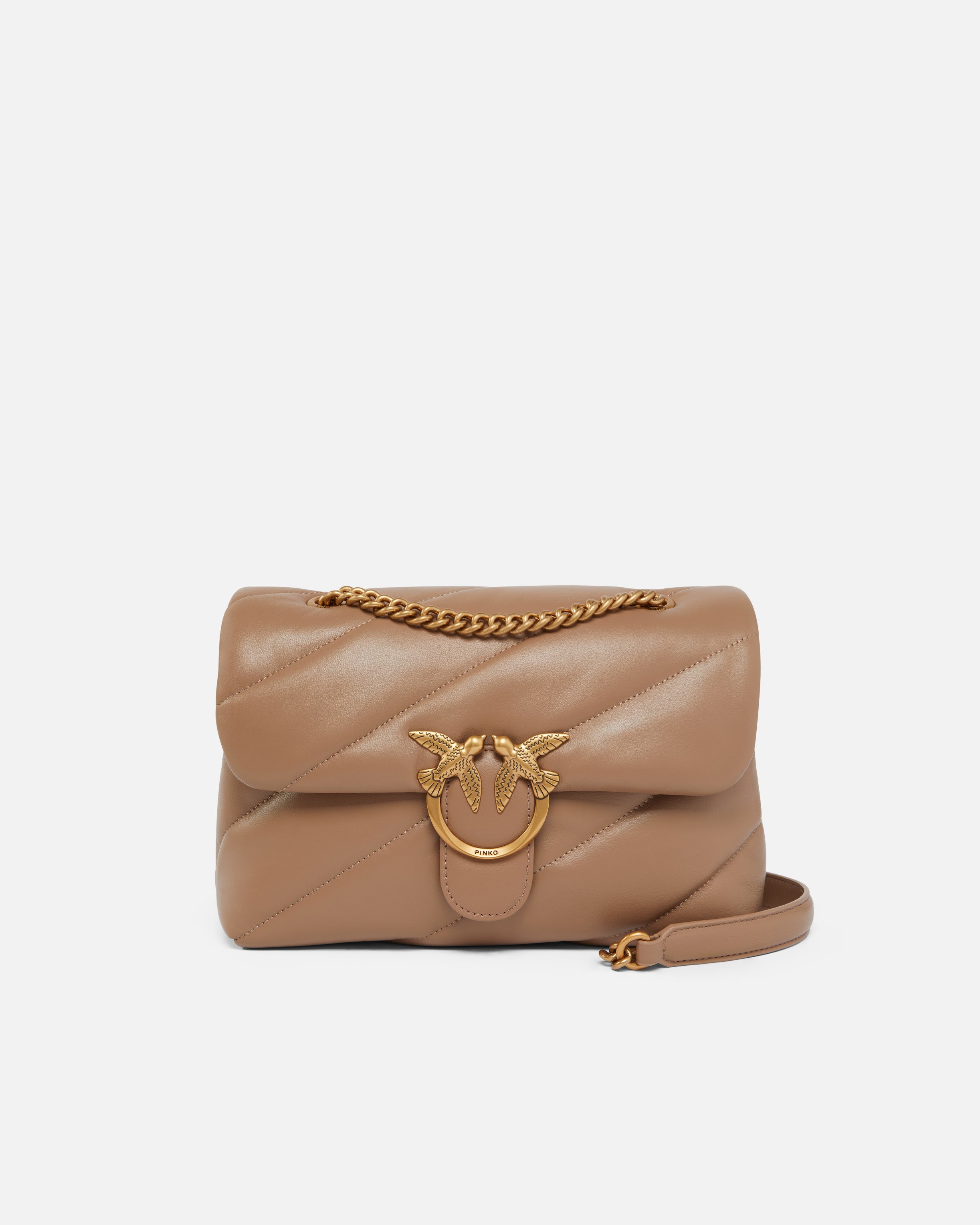 PINKO Borsa Love Puff Classic-Biscotto