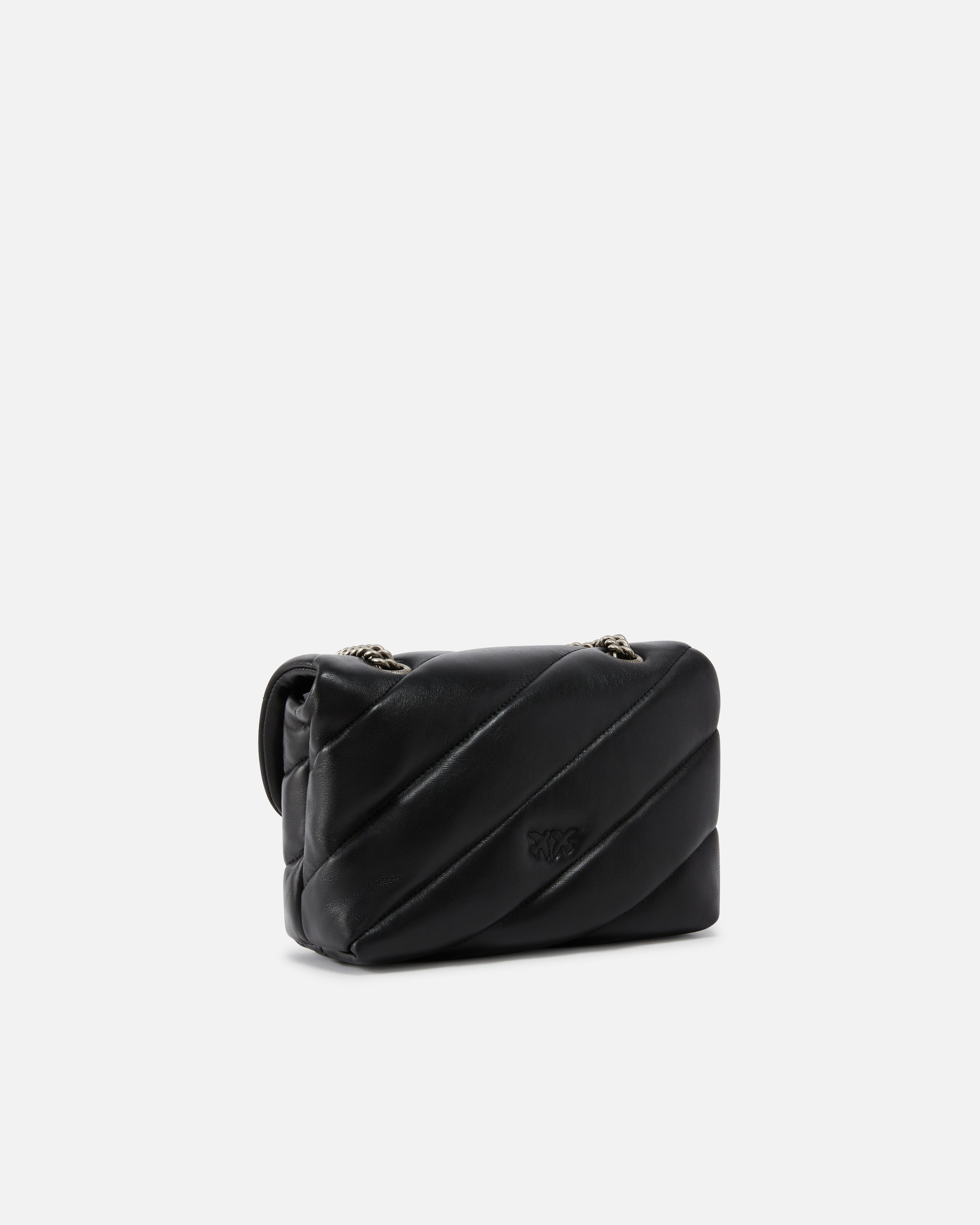 PINKO Borsa Love Puff Mini Classic-Nero Silver