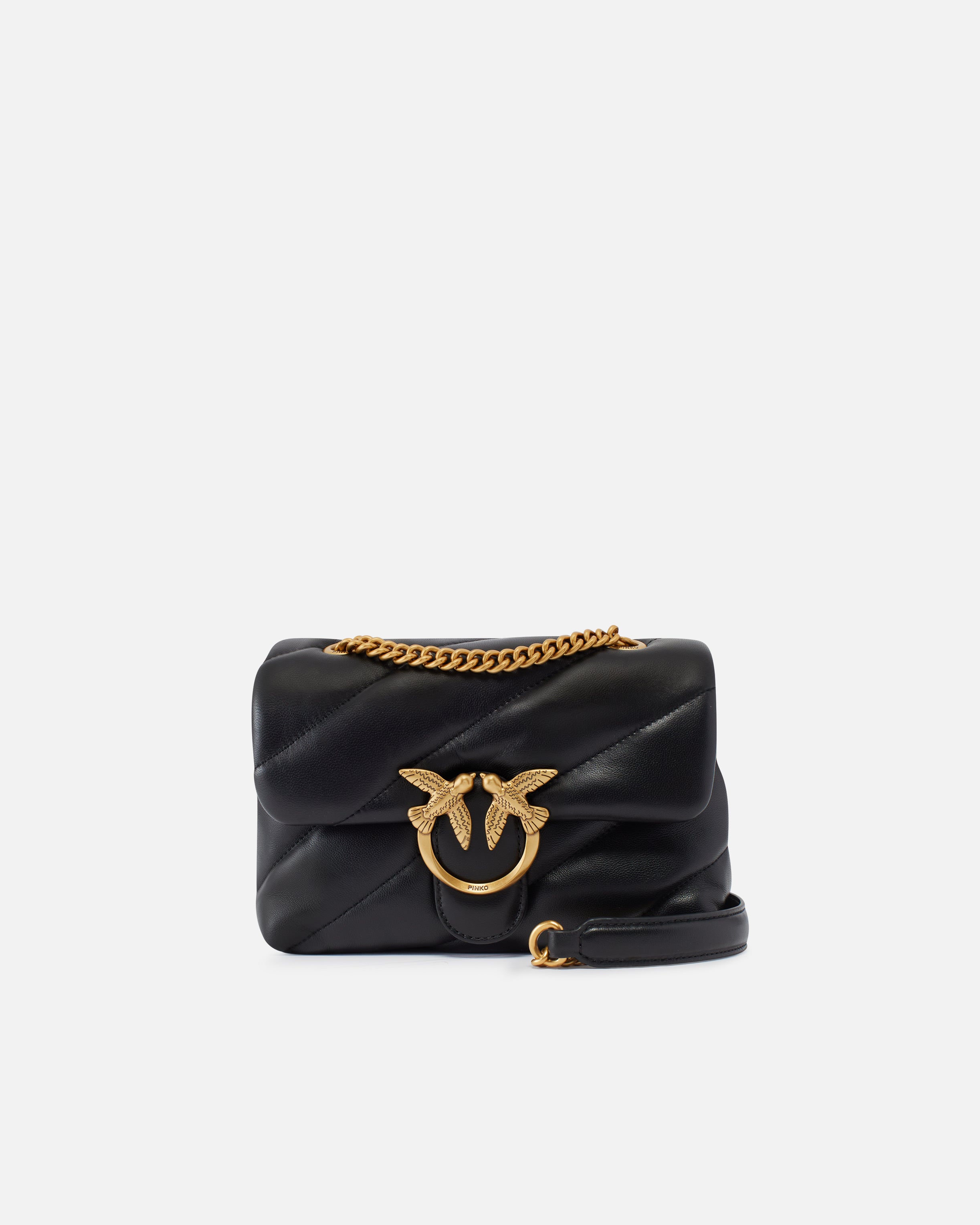 PINKO Borsa Love Puff Mini Classic-Nero Gold