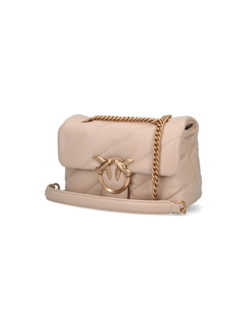 PINKO Borsa Love Baby Puff-Beige Grigio Fumo