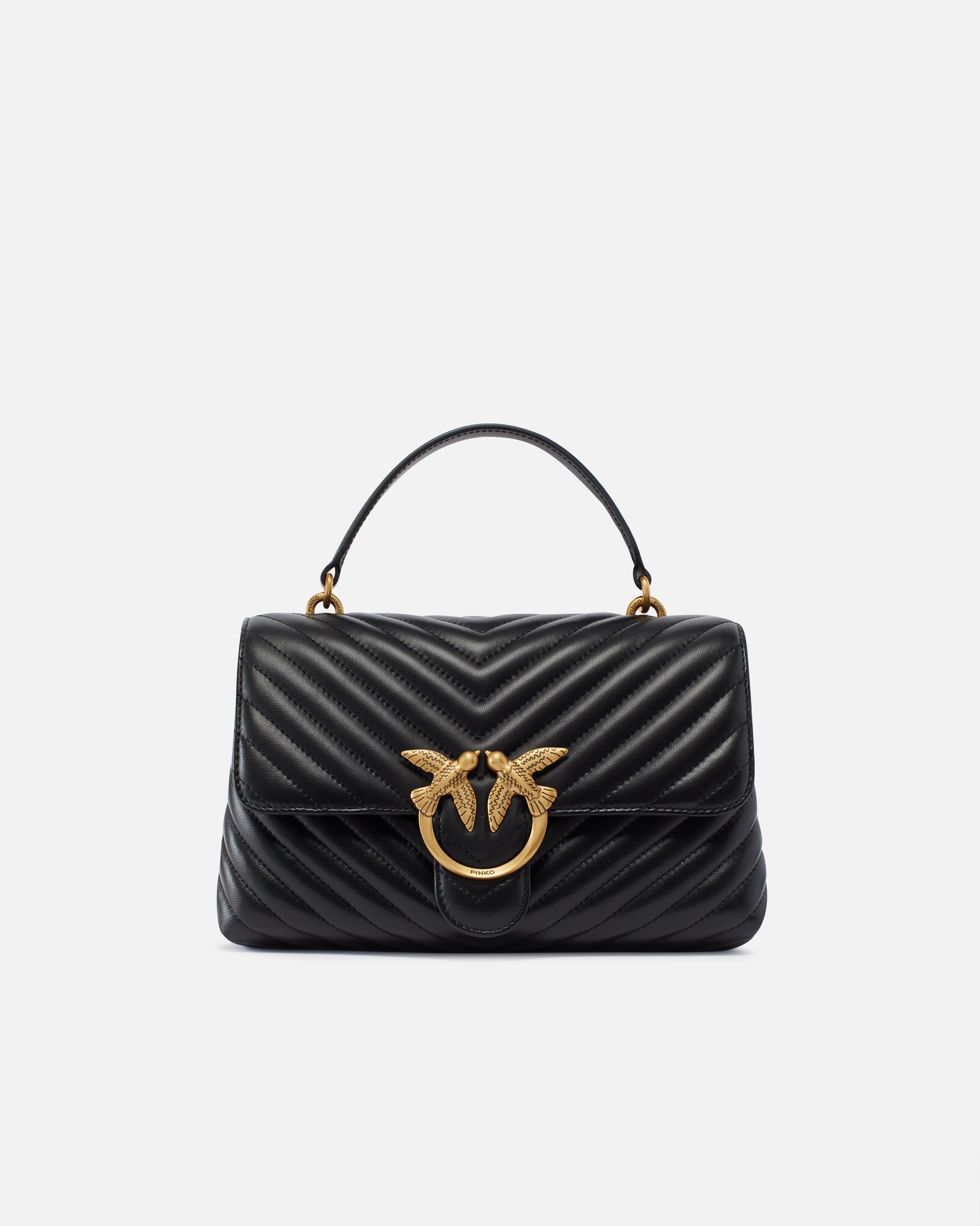 PINKO Borsa Love Lady Puff Classic-Nero Gold