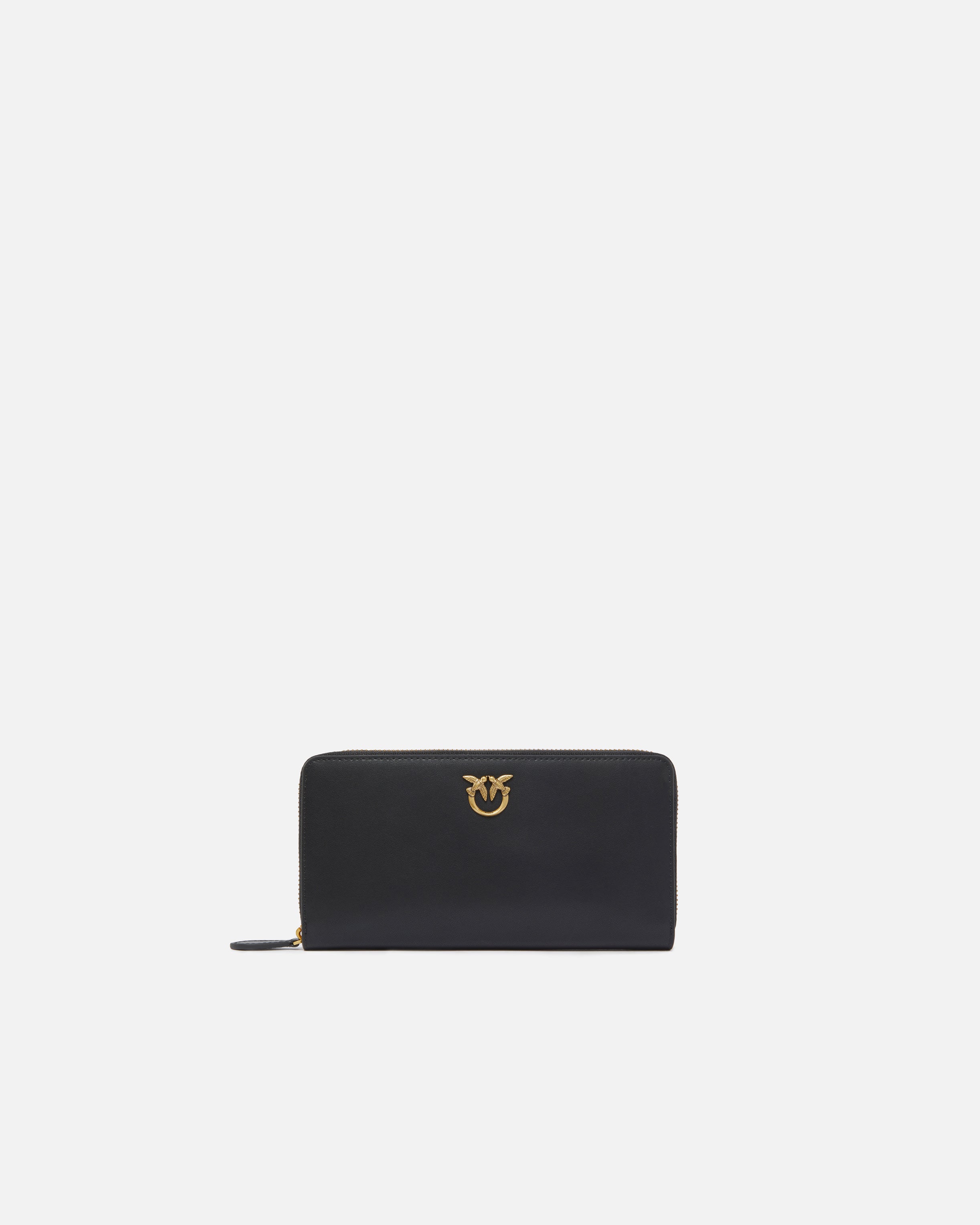 PINKO Portafoglio Ryder-Nero Antique Gold