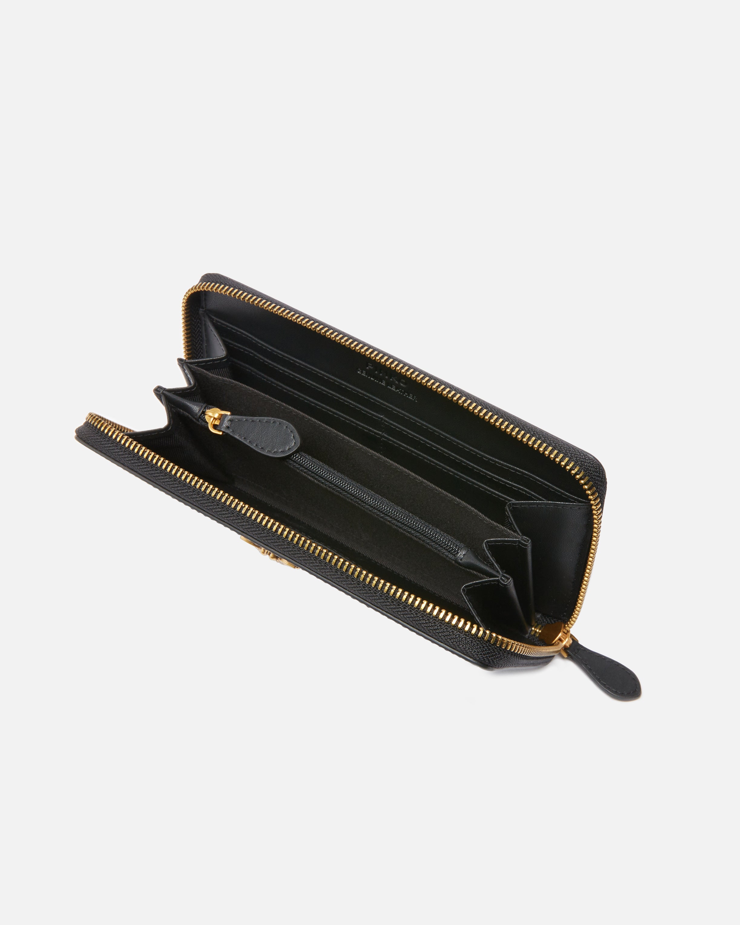 PINKO Portafoglio Ryder-Nero Antique Gold