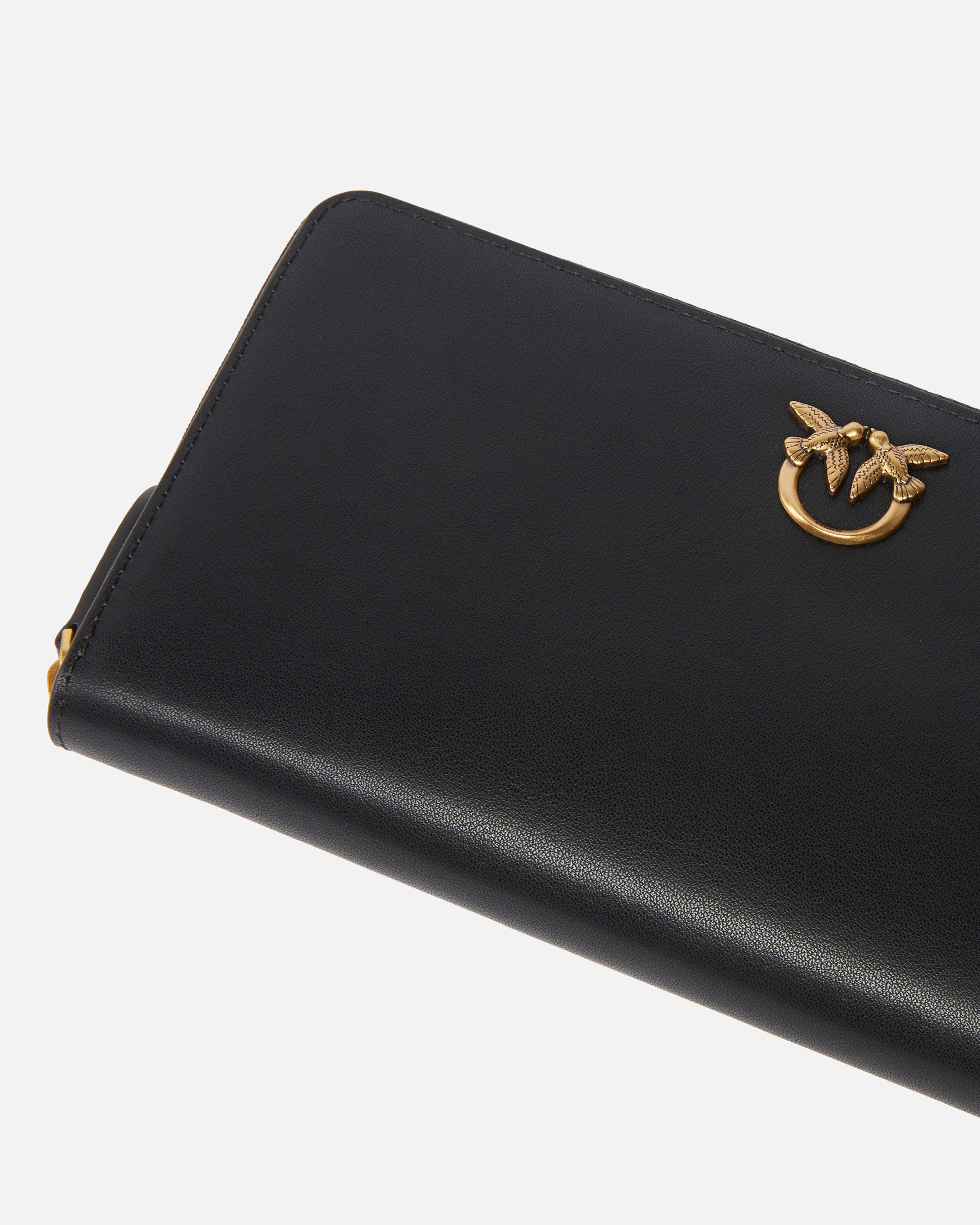 PINKO Portafoglio Ryder-Nero Antique Gold