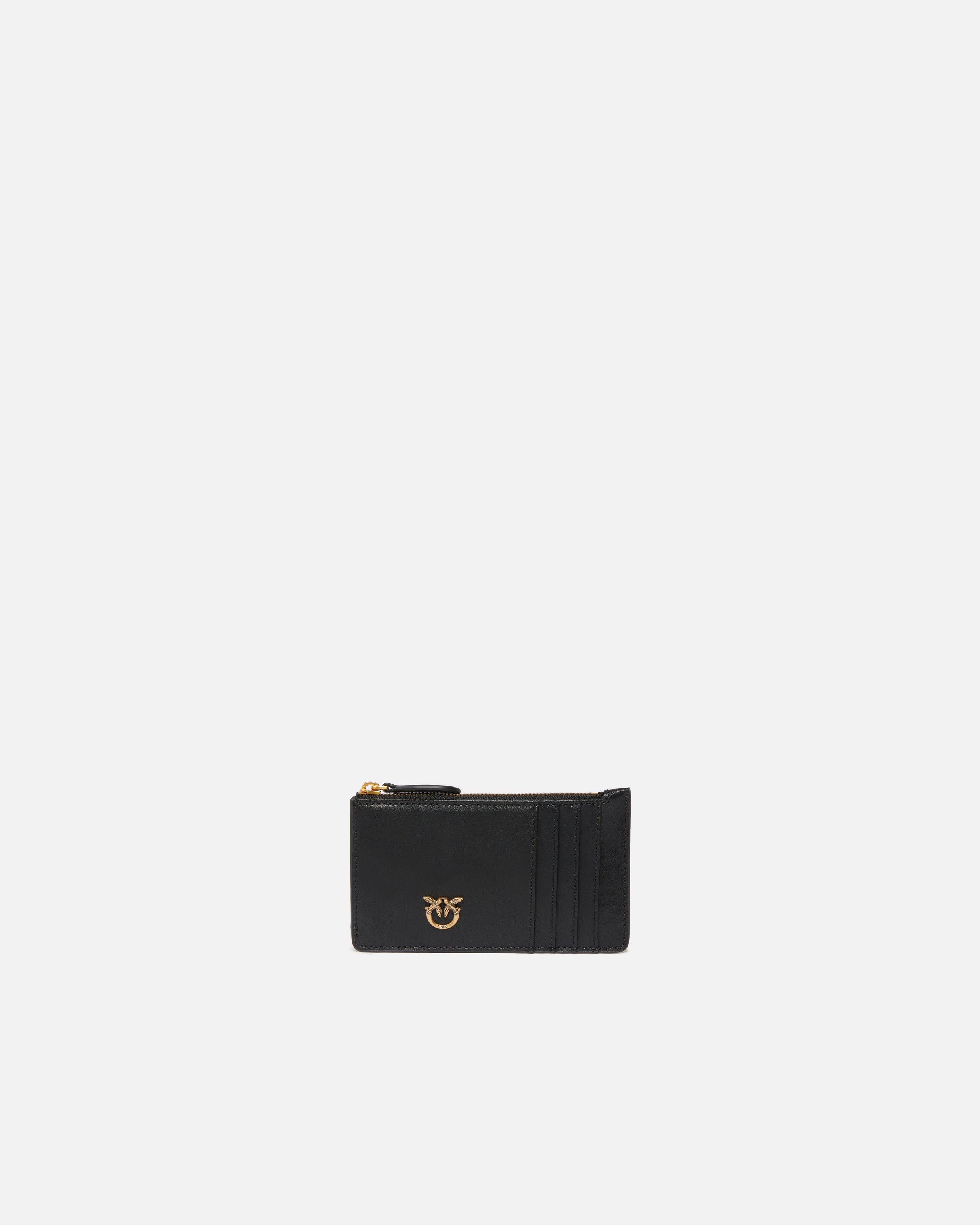 PINKO Portafoglio AIRONE-Nero Gold