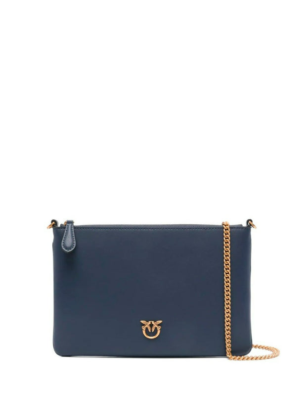 PINKO Borsa Flat Classic-Blu Indaco