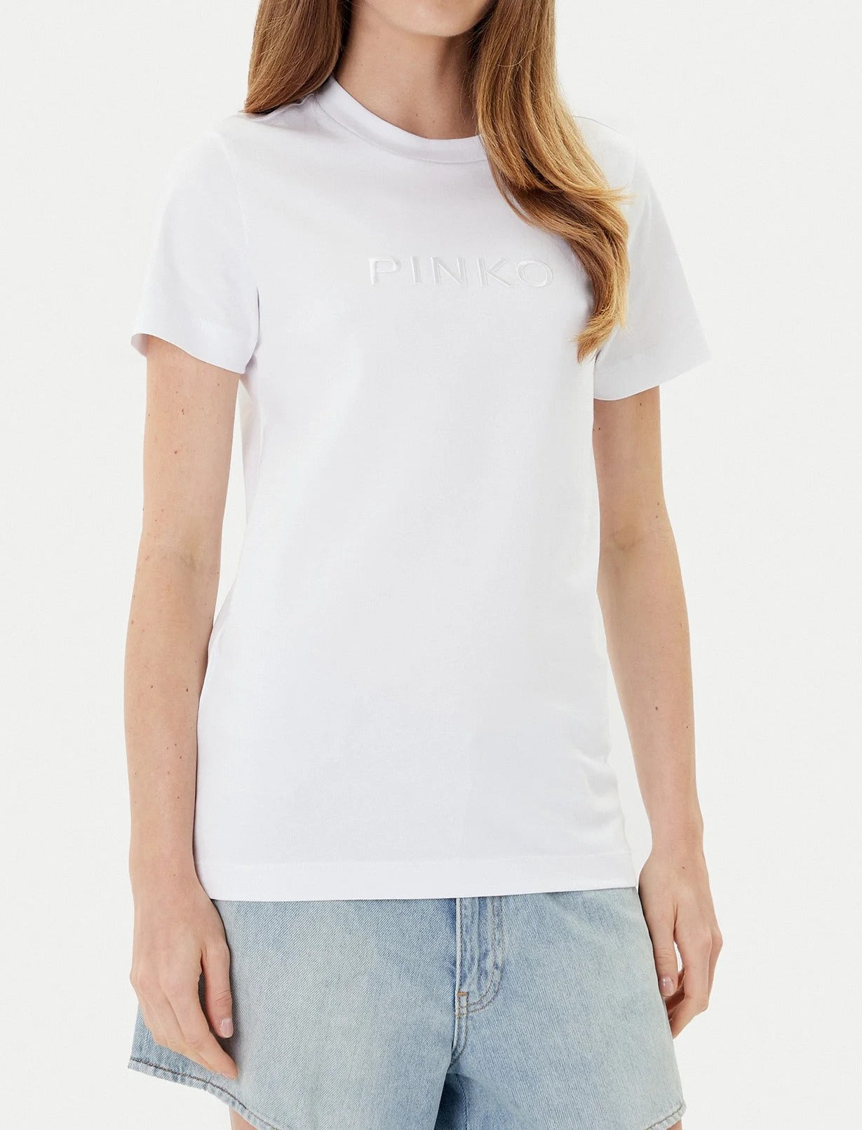 PINKO T-shirt Start-Bianco Brillante