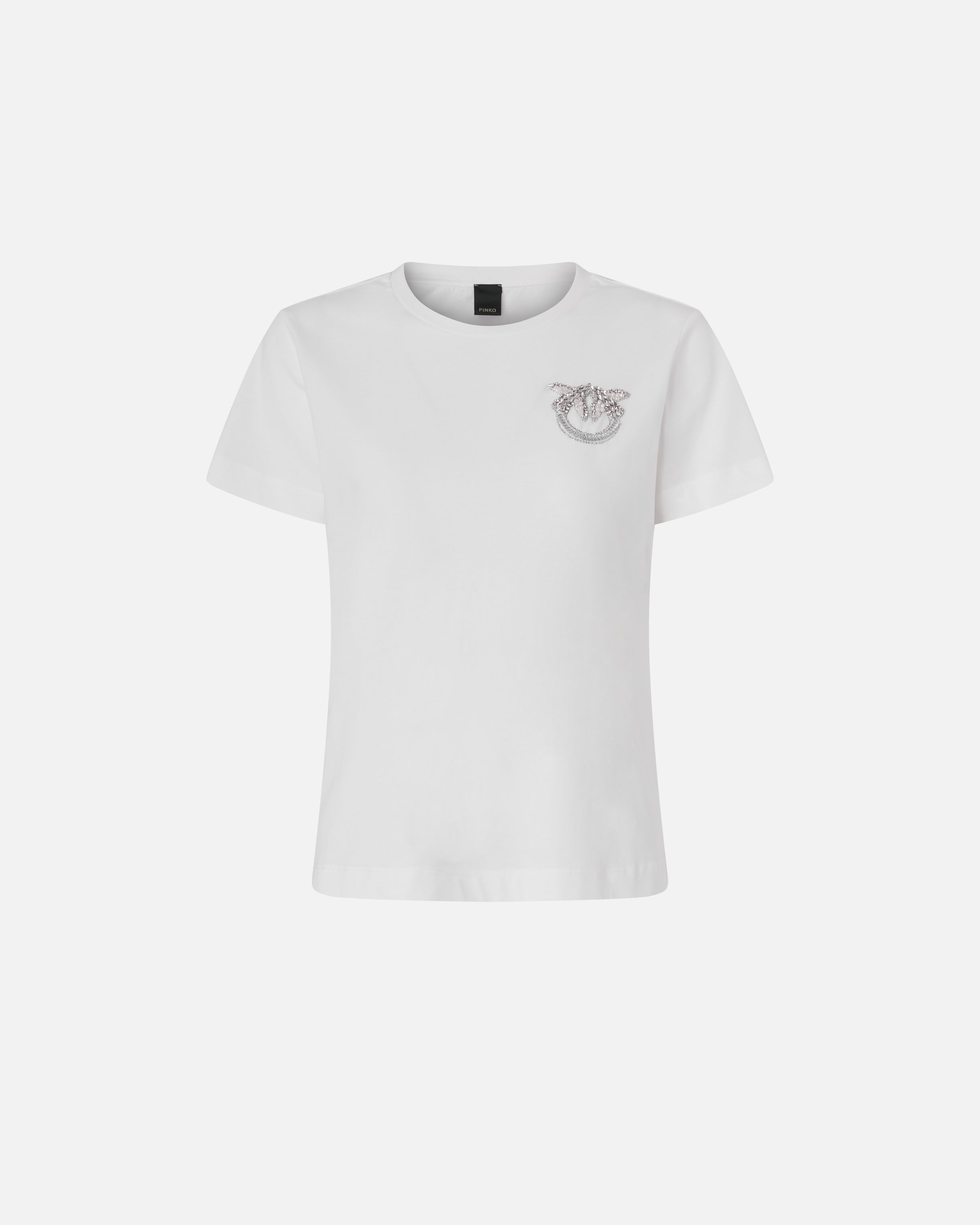 PINKO T-shirt Nambrone-Bianco Biancaneve
