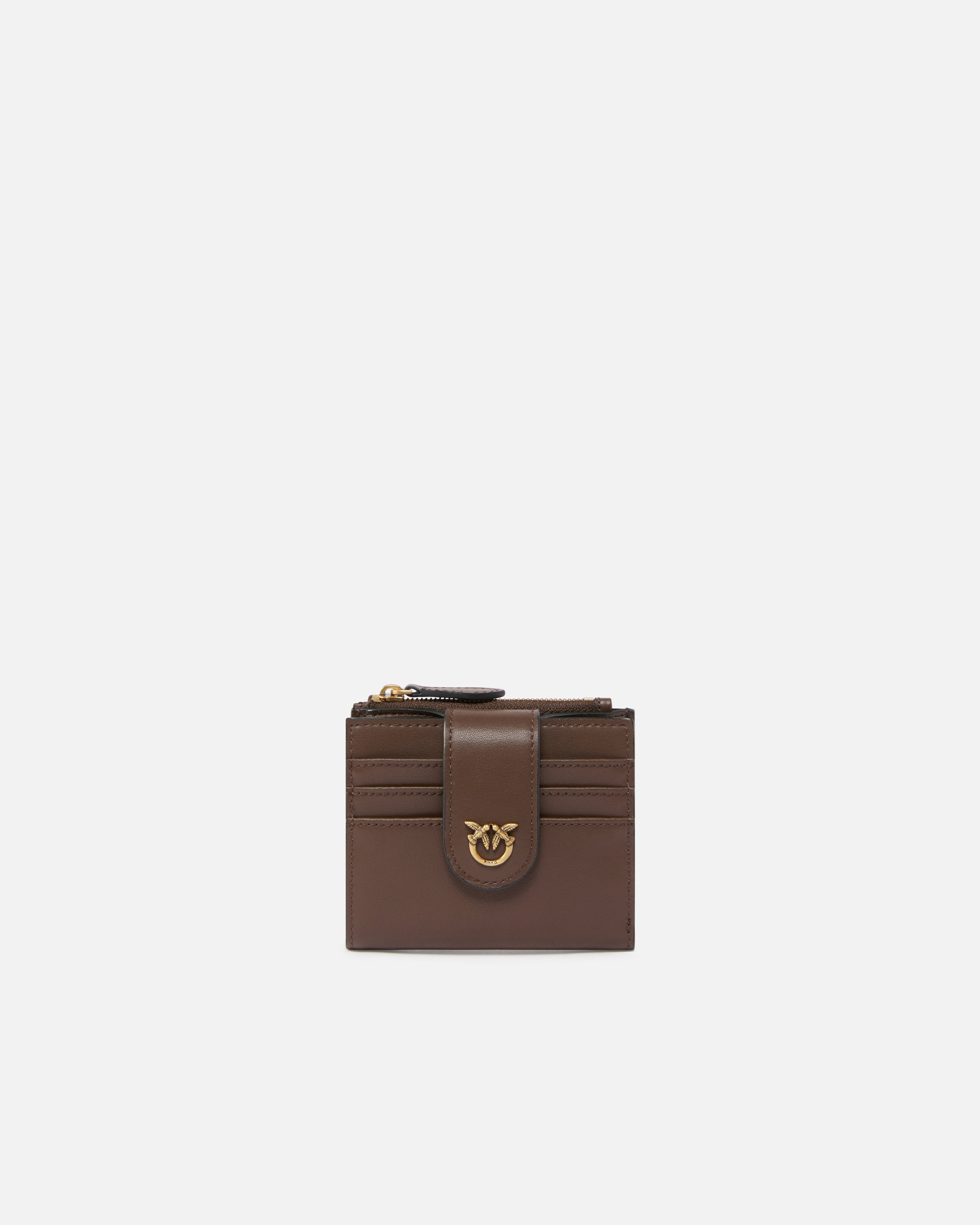 PINKO Portafoglio Multi Purpose-Marrone Gold