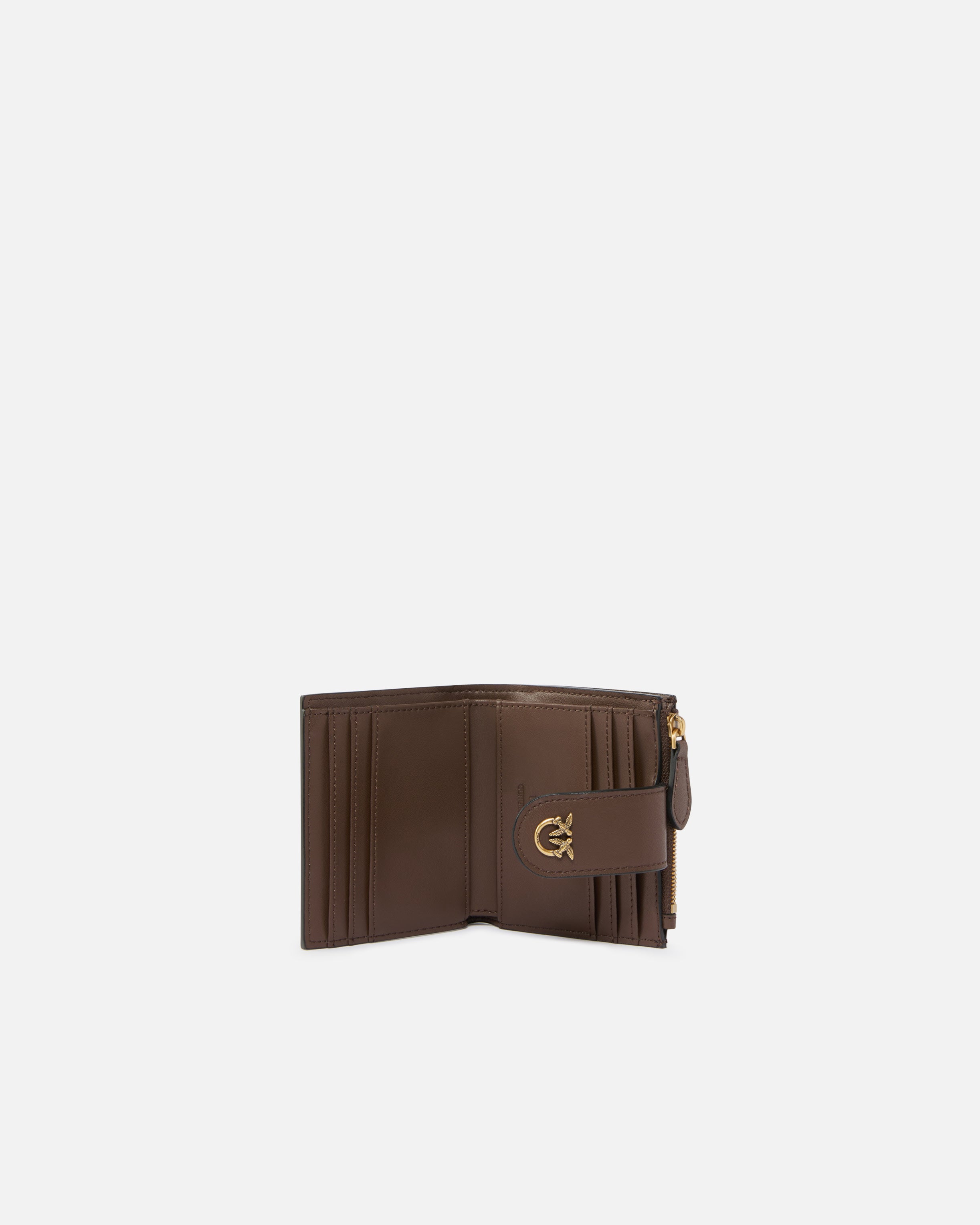 PINKO Portafoglio Multi Purpose-Marrone Gold