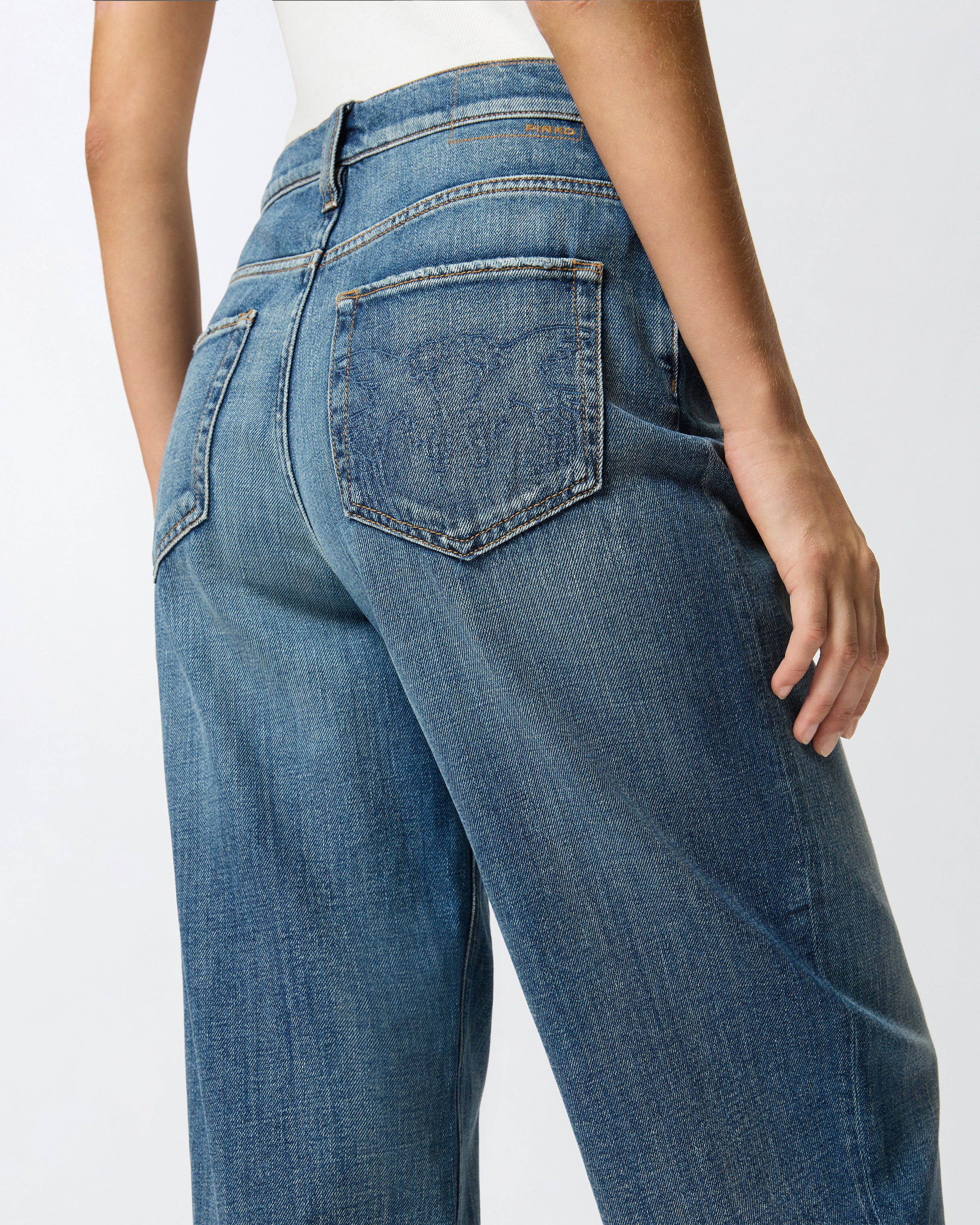 PINKO Jeans ESTELLE Egg-Blu Denim