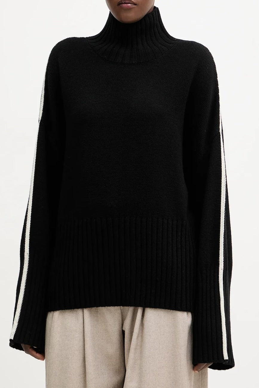 PINKO Maglione Barbados-Nero Bianco