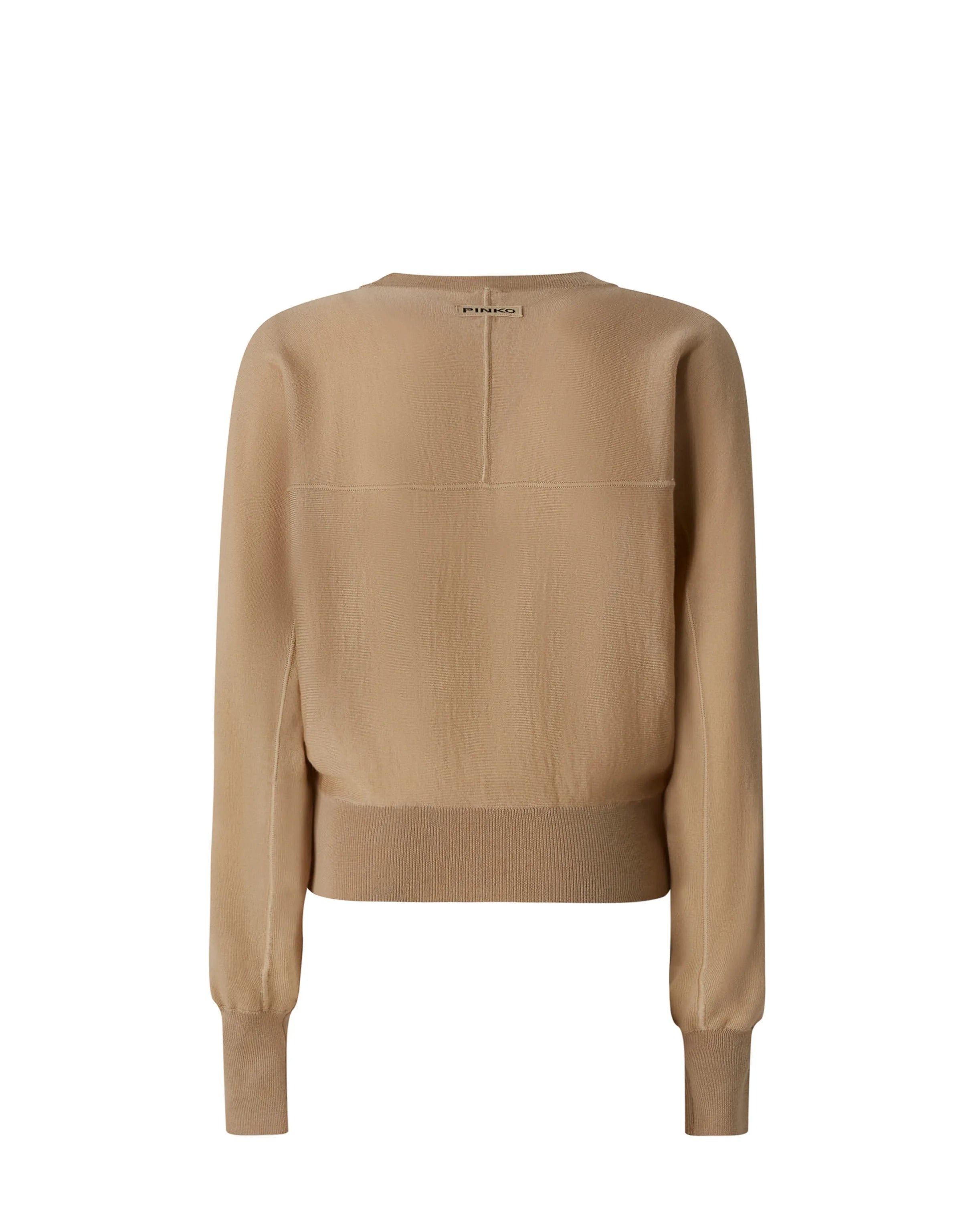 PINKO Maglia Lanzarote-Beige Incenso