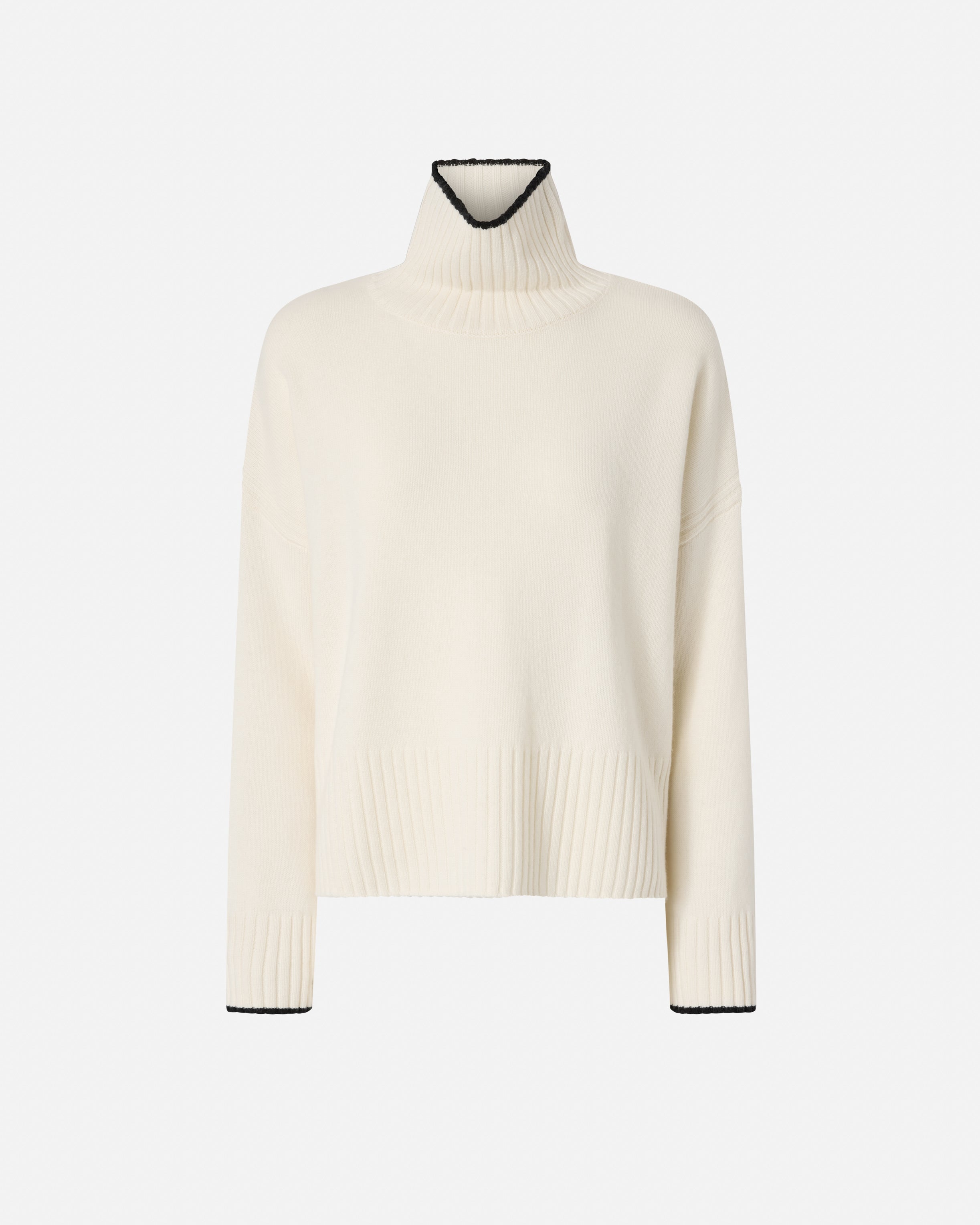 PINKO Maglia Dolcevita Falkland-Bianco