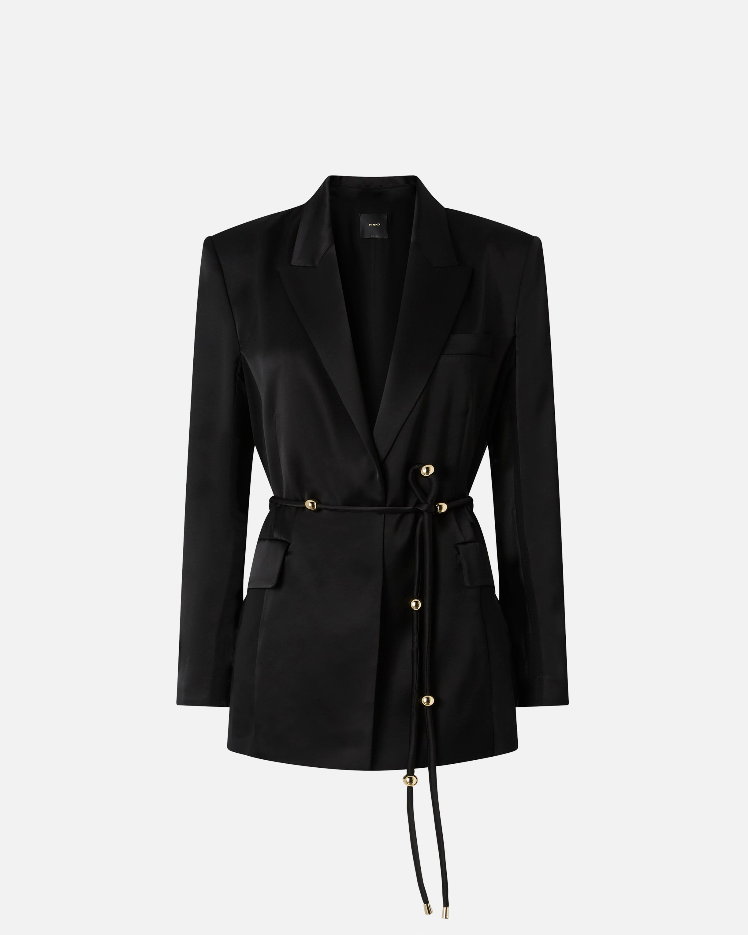 PINKO Giacca Carillon Satin-Nero