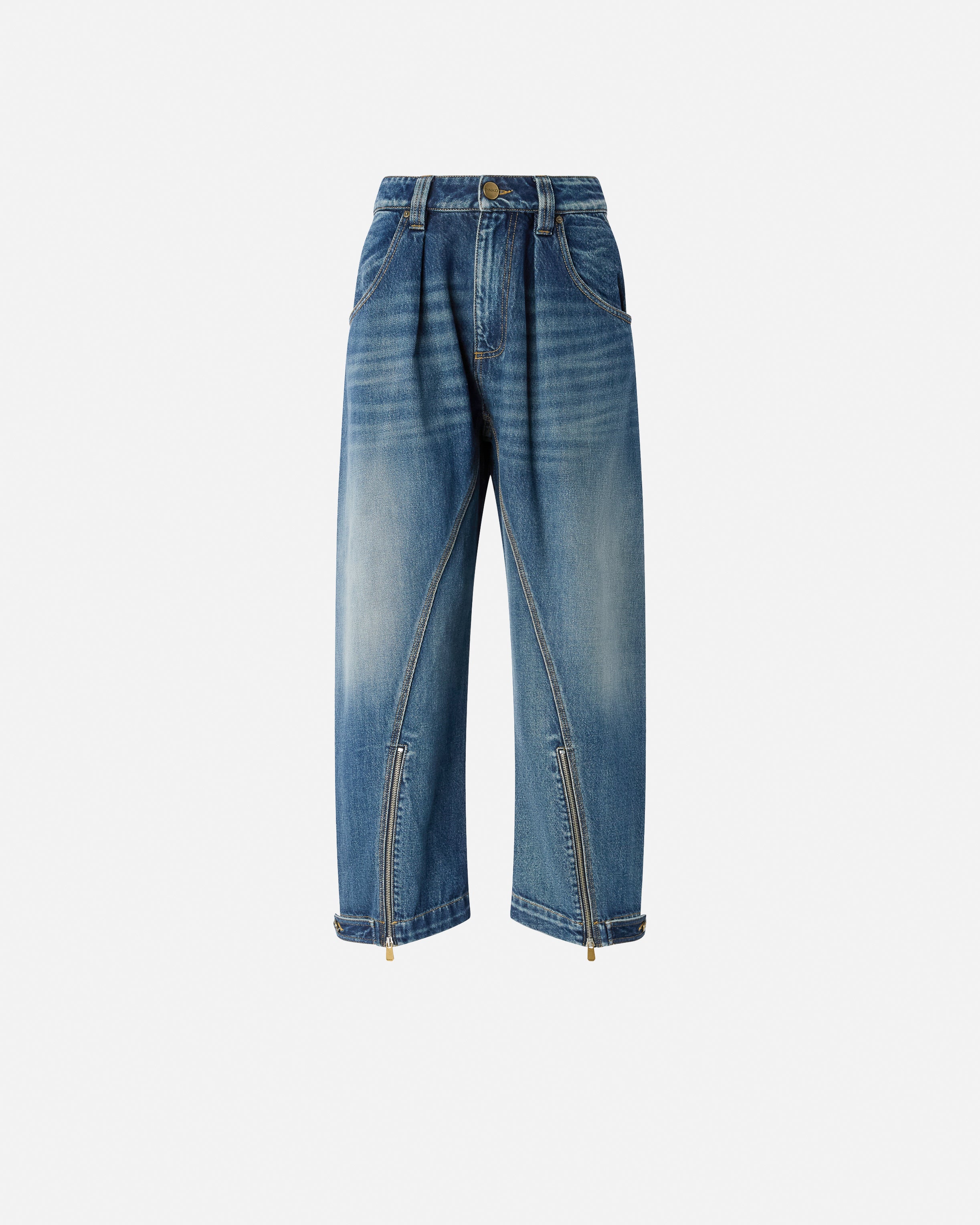 PINKO Jeans Sicuro Zip-Blu Denim