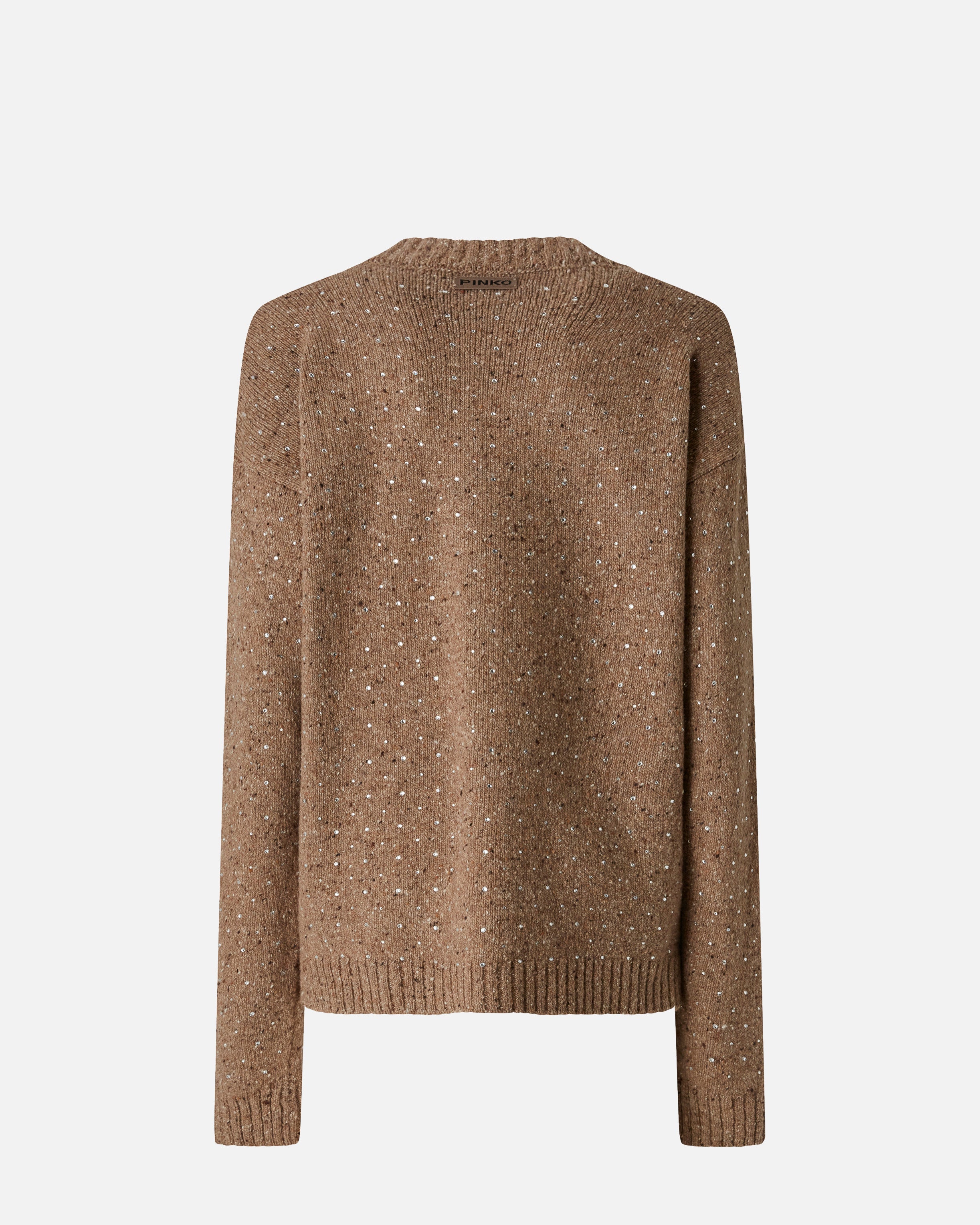 PINKO Cardigan Marche-Strass Multi Cammello
