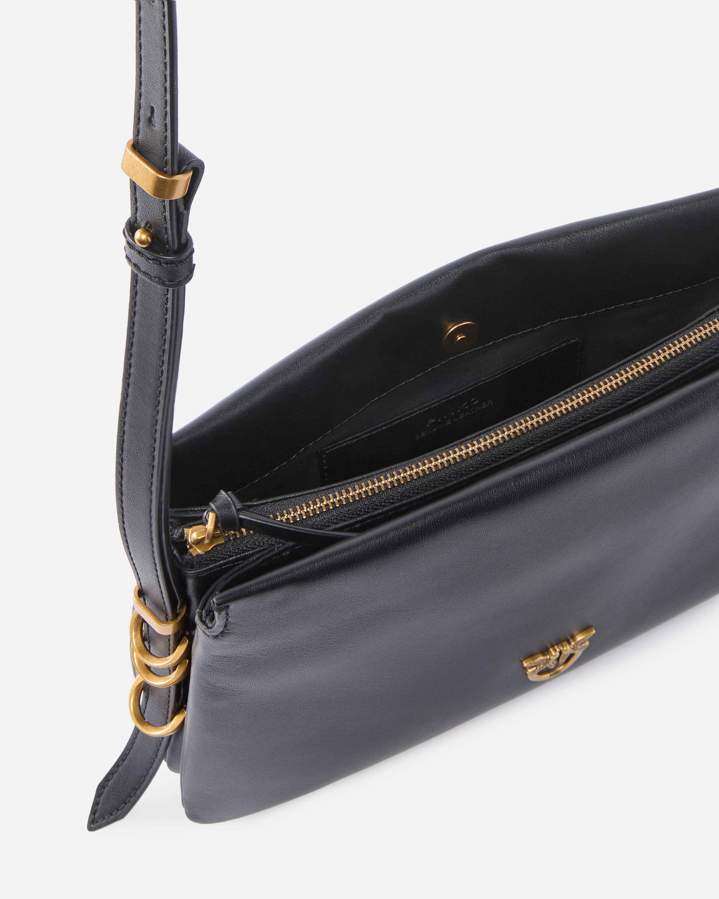 PINKO Borsa Mini One Two Three-Nero Gold