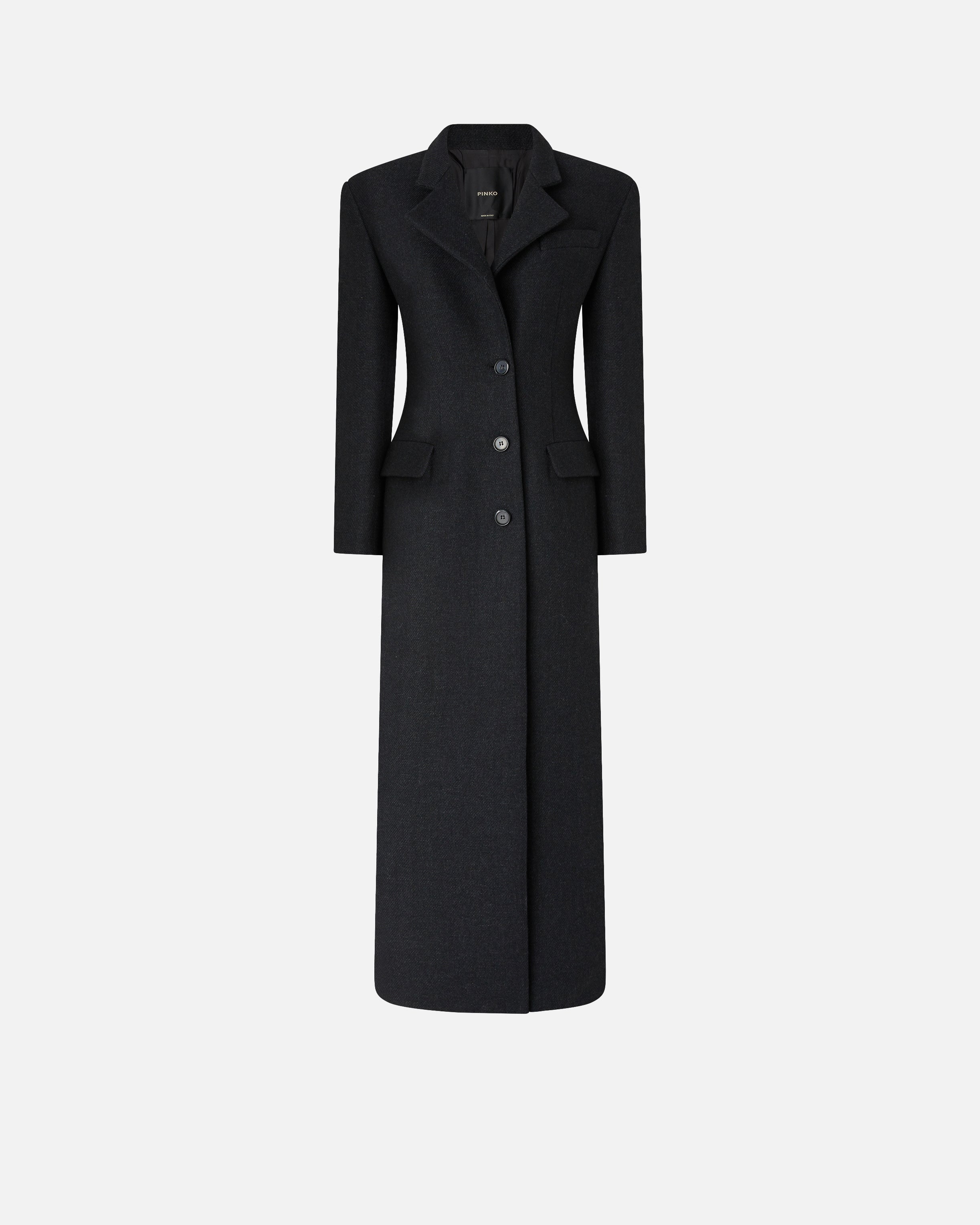 PINKO Cappotto Lungo Jacinta-Marrone Liquirizia