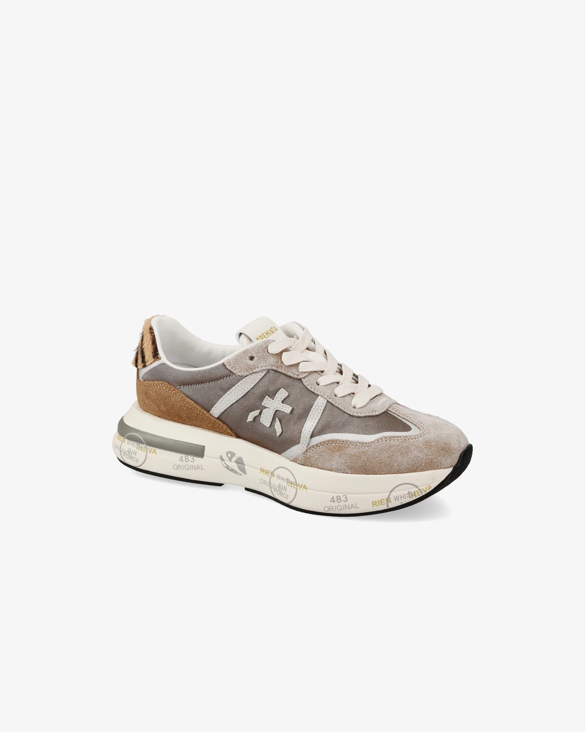 PREMIATA Sneaker Donna Cassie 7675-Tortora Marrone
