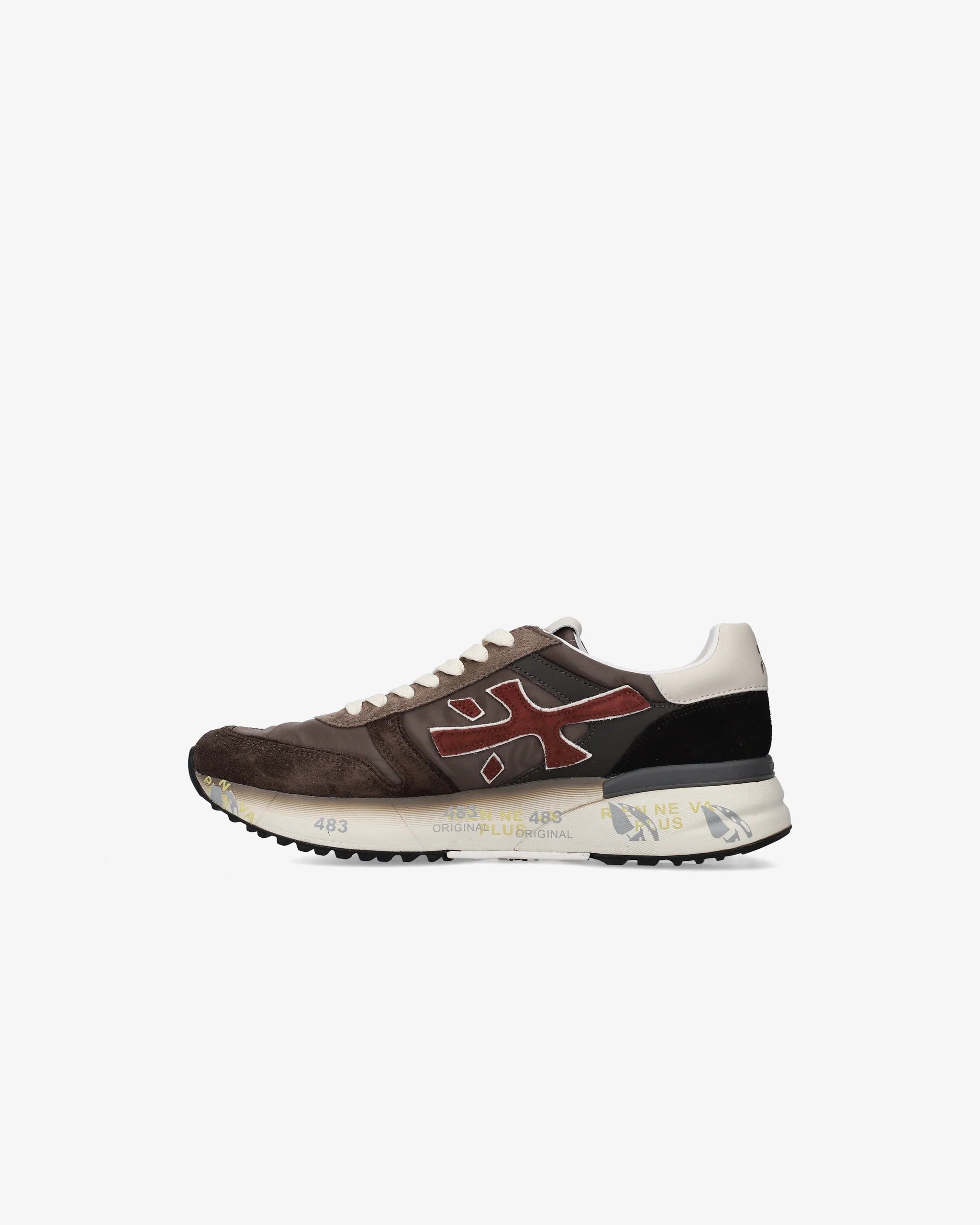 PREMIATA Sneaker Uomo Mick 7714-Marrone