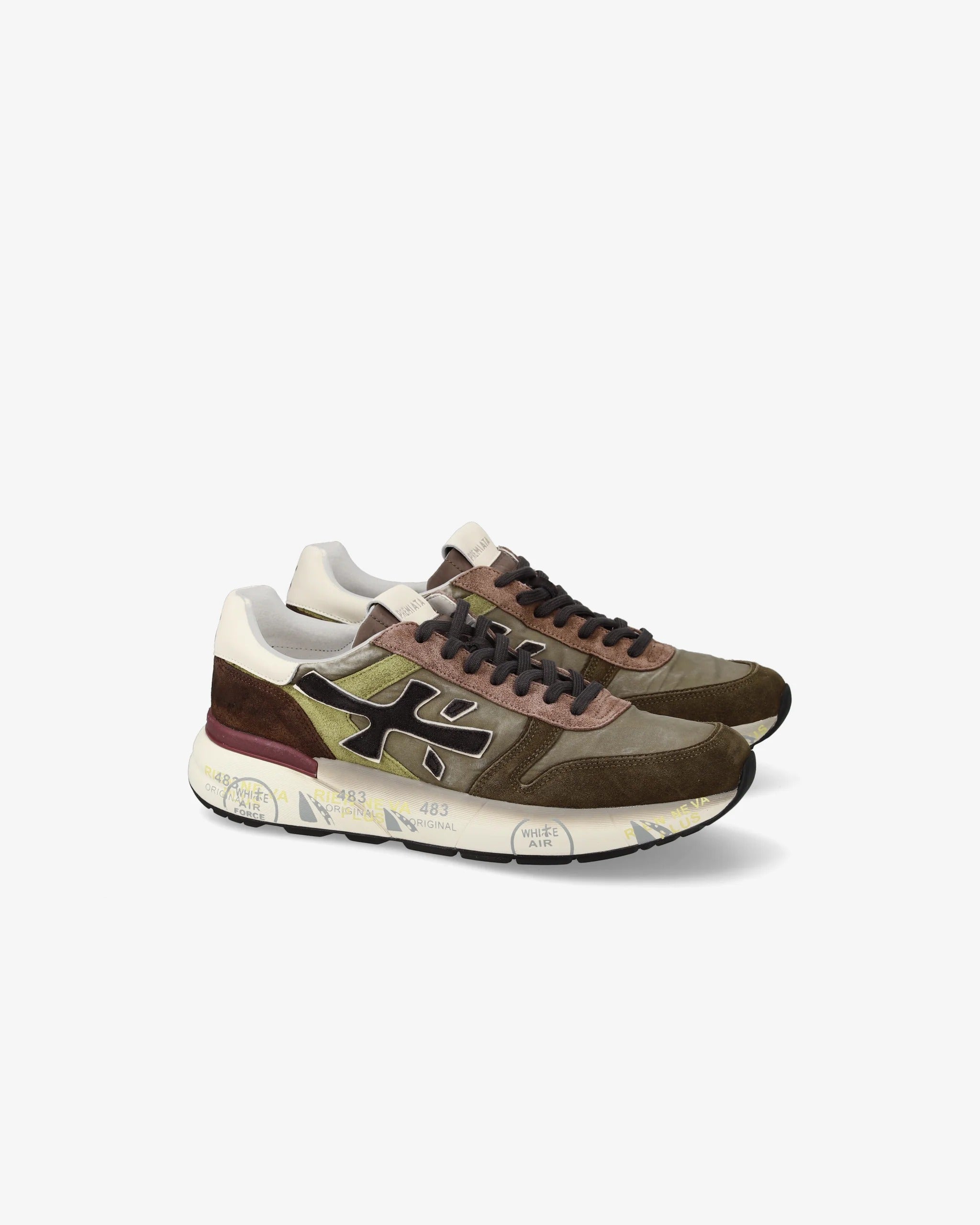 PREMIATA Sneaker Uomo Mick 7717-Verde Militare