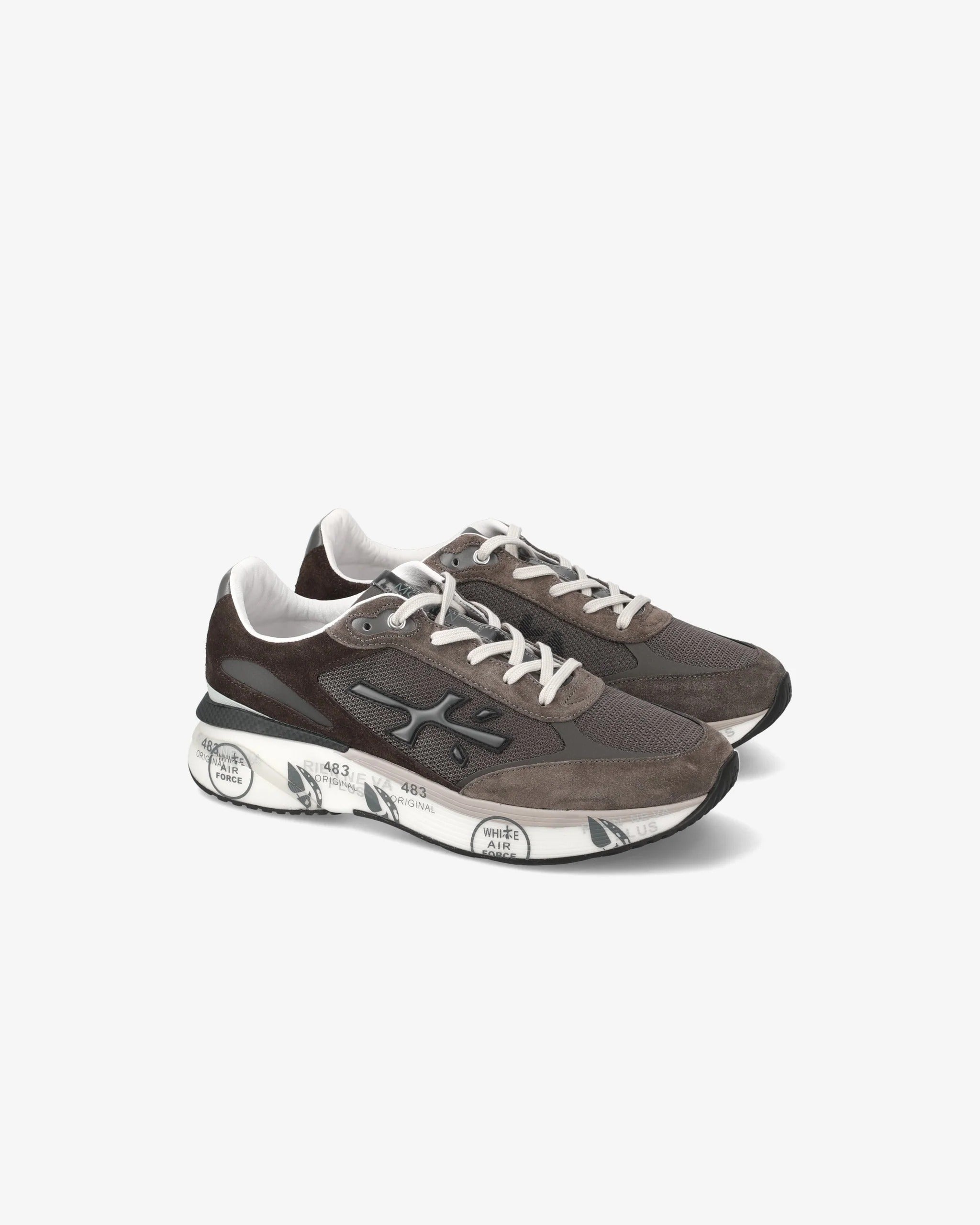 PREMIATA Sneaker Uomo Moerun 6446-Grigio Scuro