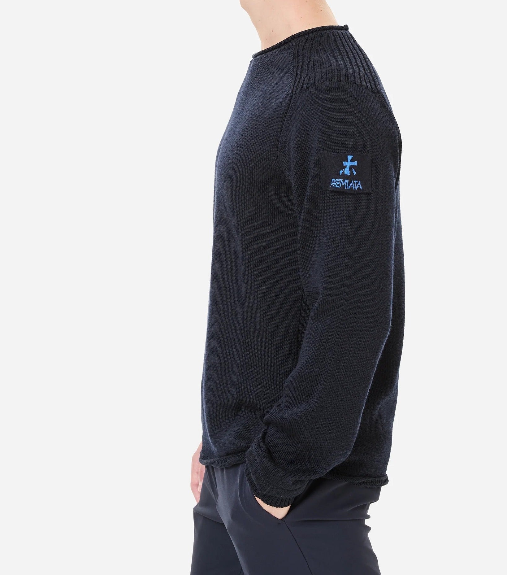 PREMIATA Maglia Uomo Girocollo Lana-Nero