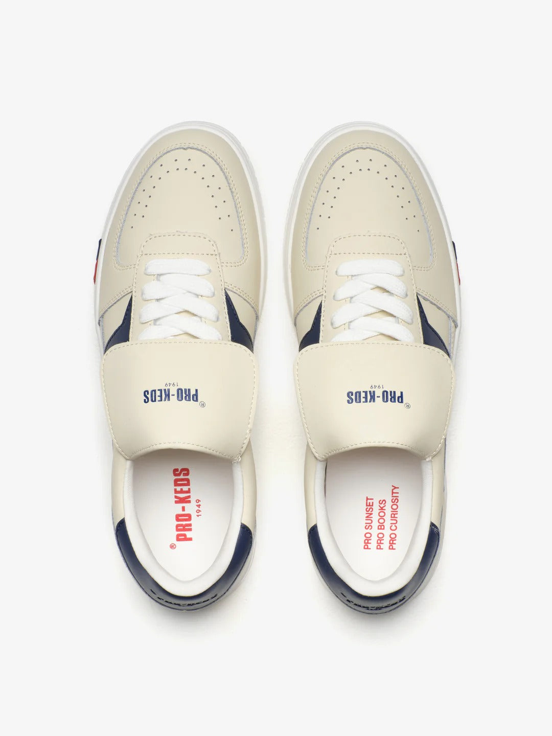PRO-KEDS SNEAKER Uomo FIELD KING-Cream Midnight Blue