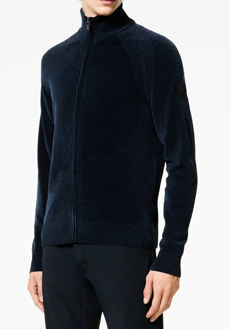RRD Maglia Uomo Velvet full zip-Blue Black