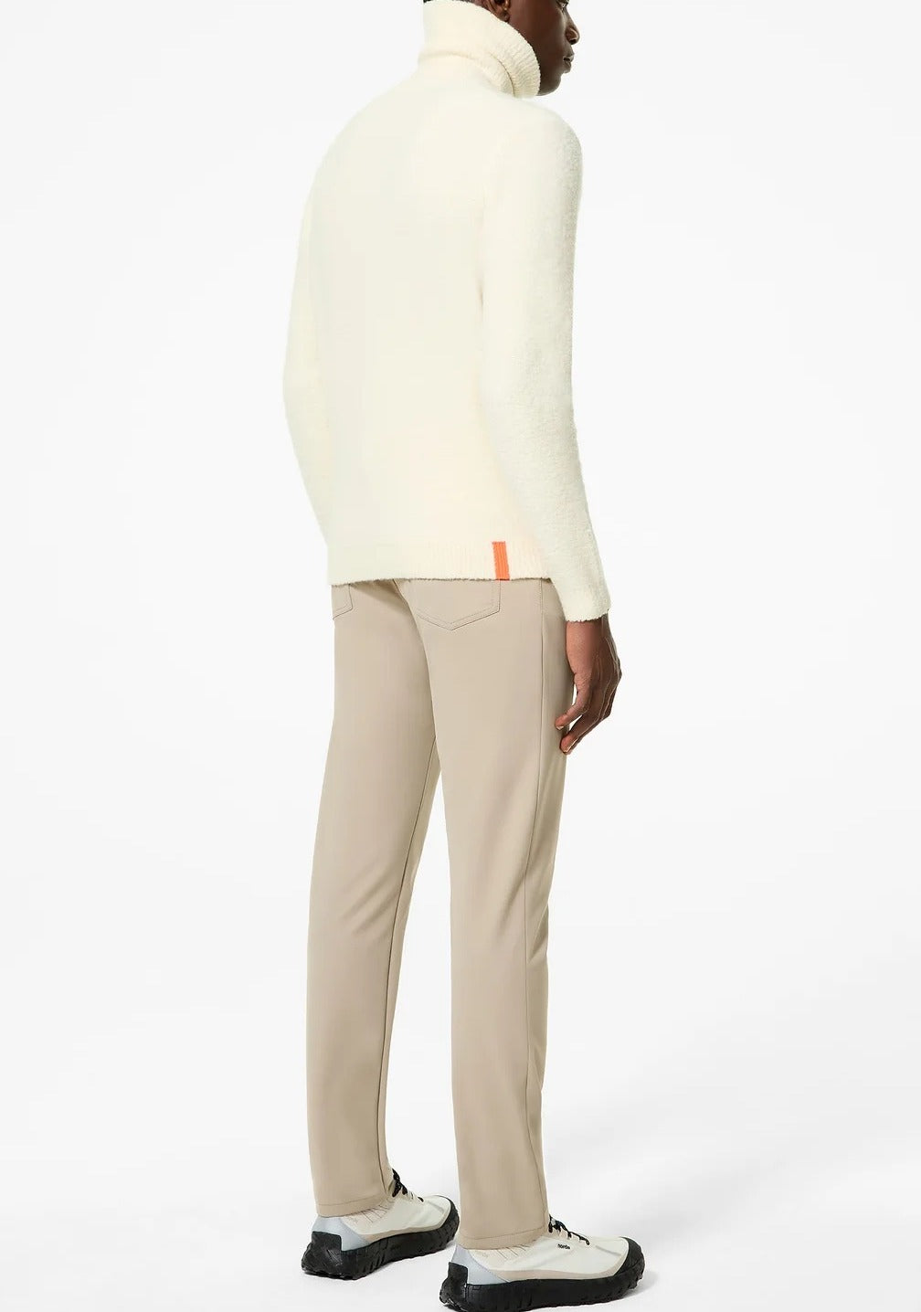 RRD Maglia Uomo Dolcevita Bouclè-Cream