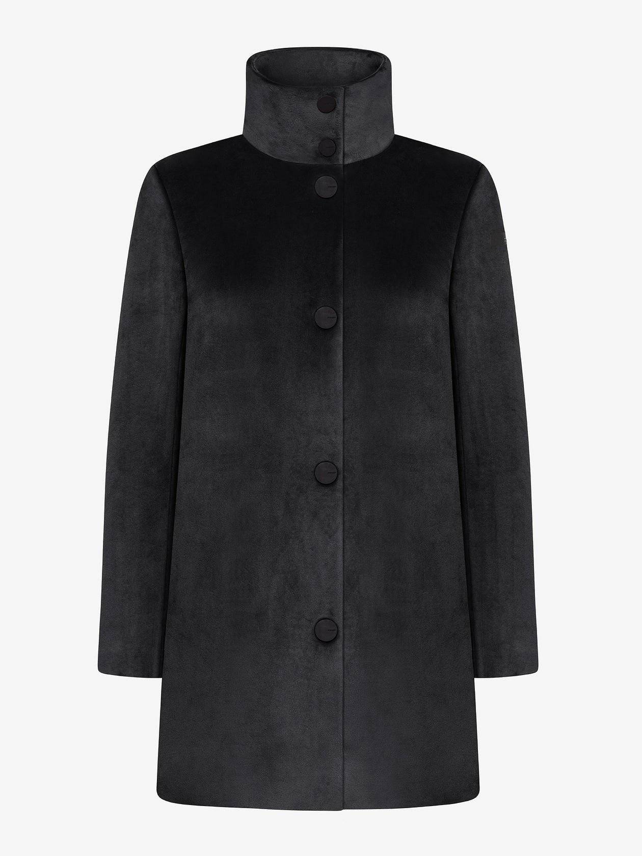 RRD Cappotto Donna Velour Neo-Black