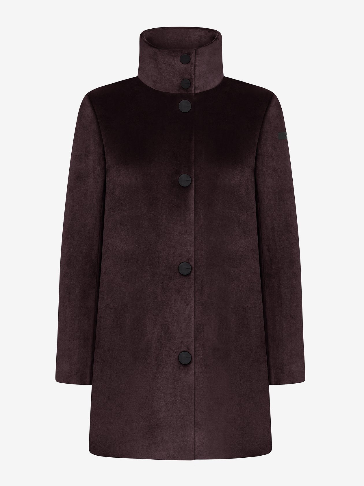 RRD Cappotto Donna Velour Neo-Bordeaux