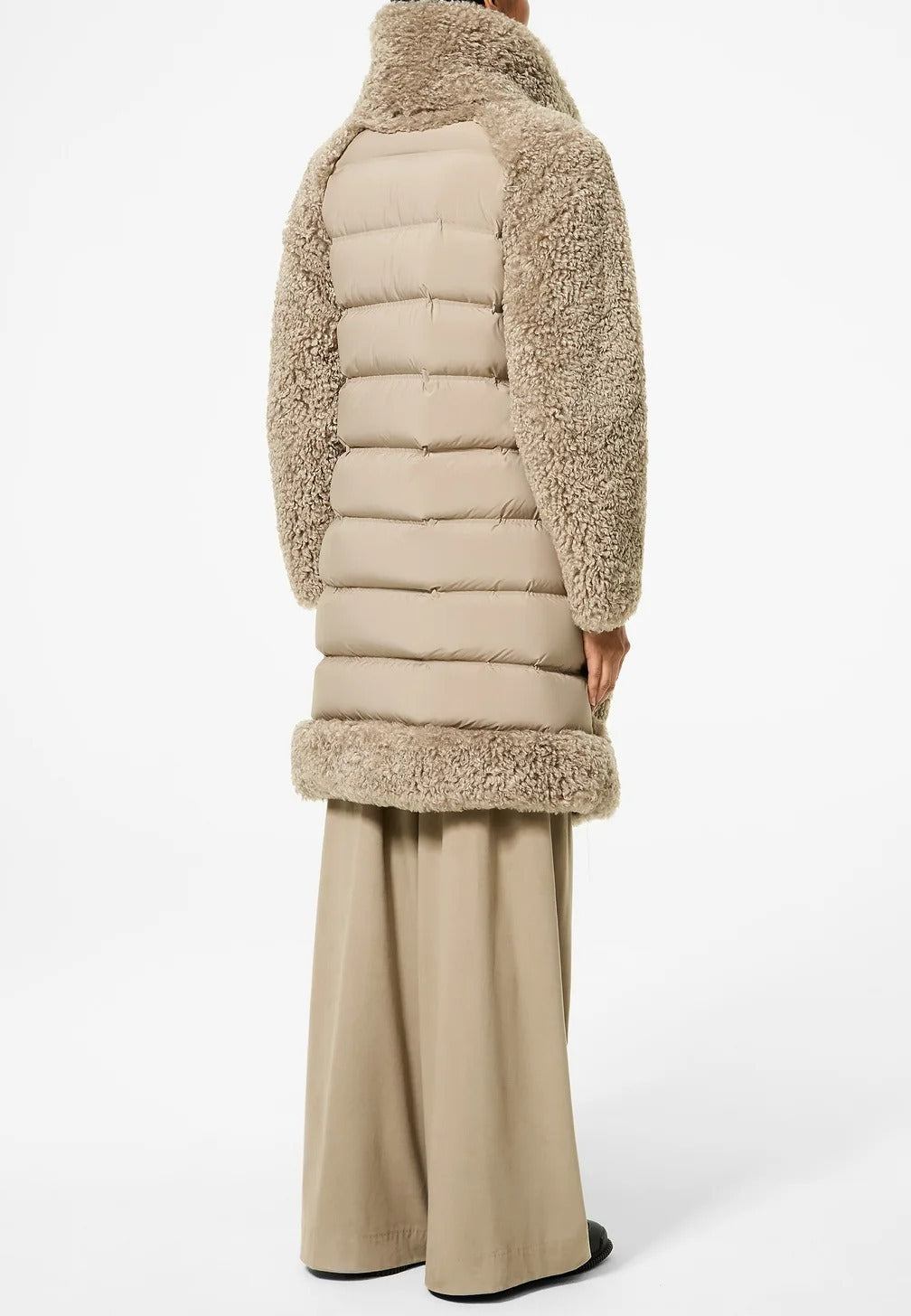 RRD Cappotto Donna Lamb Hybrid-Tobacco