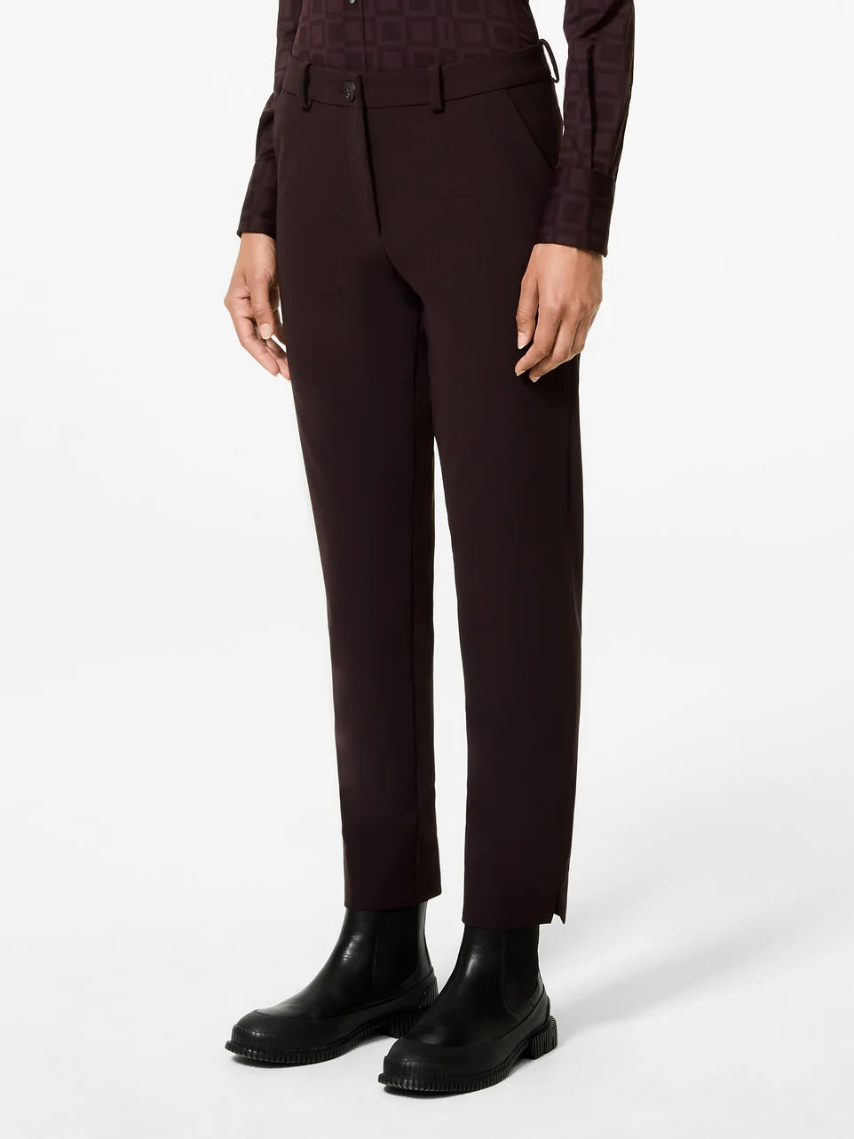 RRD Pantalone Donna Surflex Winter chino-Bordeaux